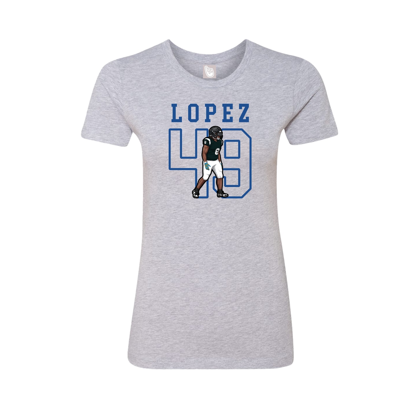 Fitted Women's Tee — Shirsey in Grey
