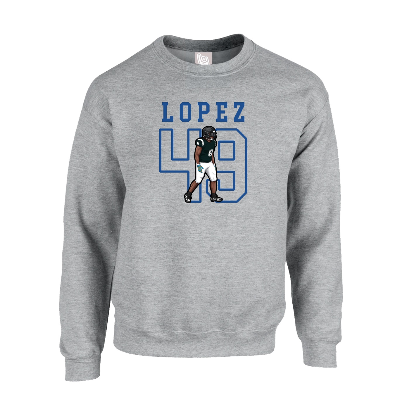 Fleece Crew — Shirsey in Grey