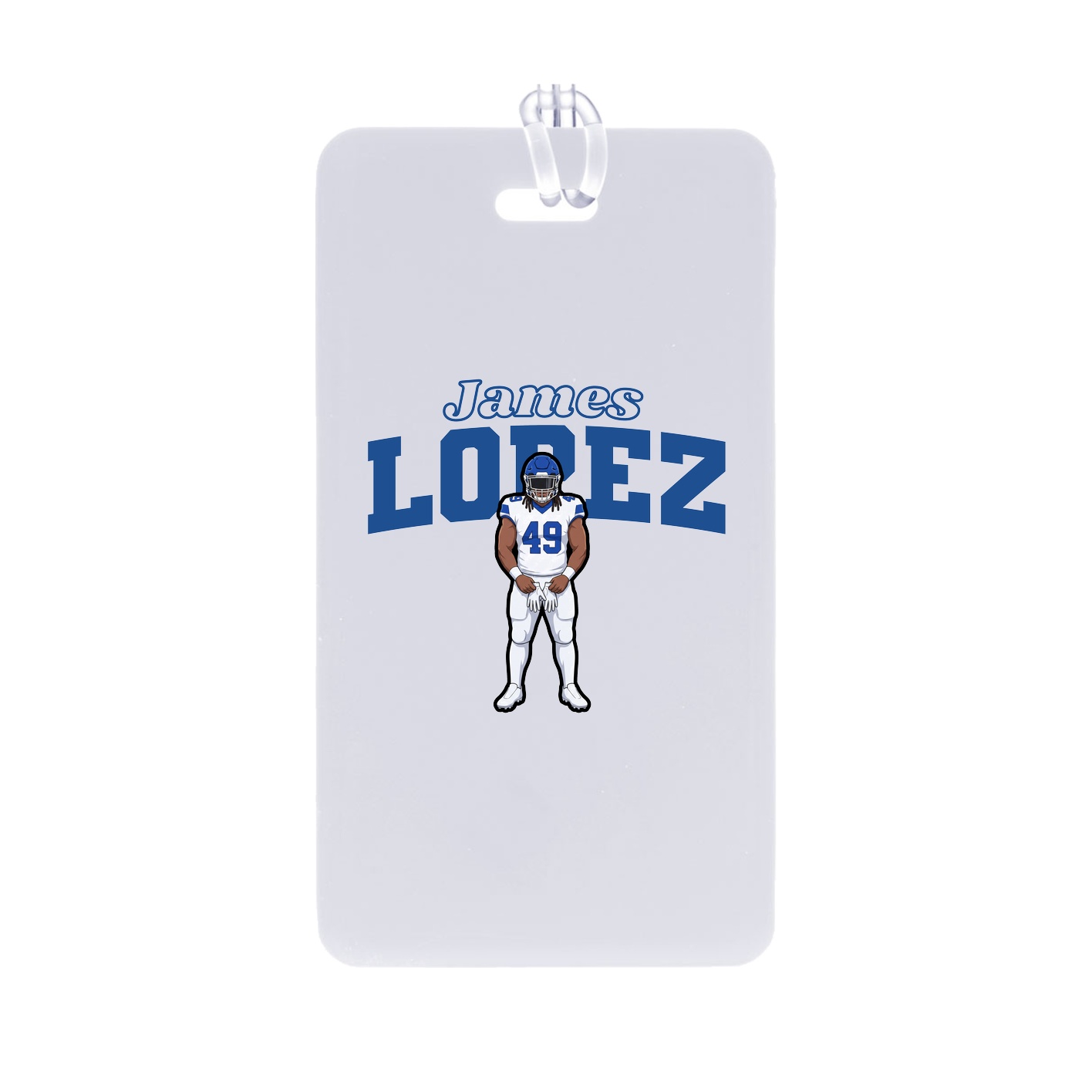 Bag Tag — Name Arch in Classic