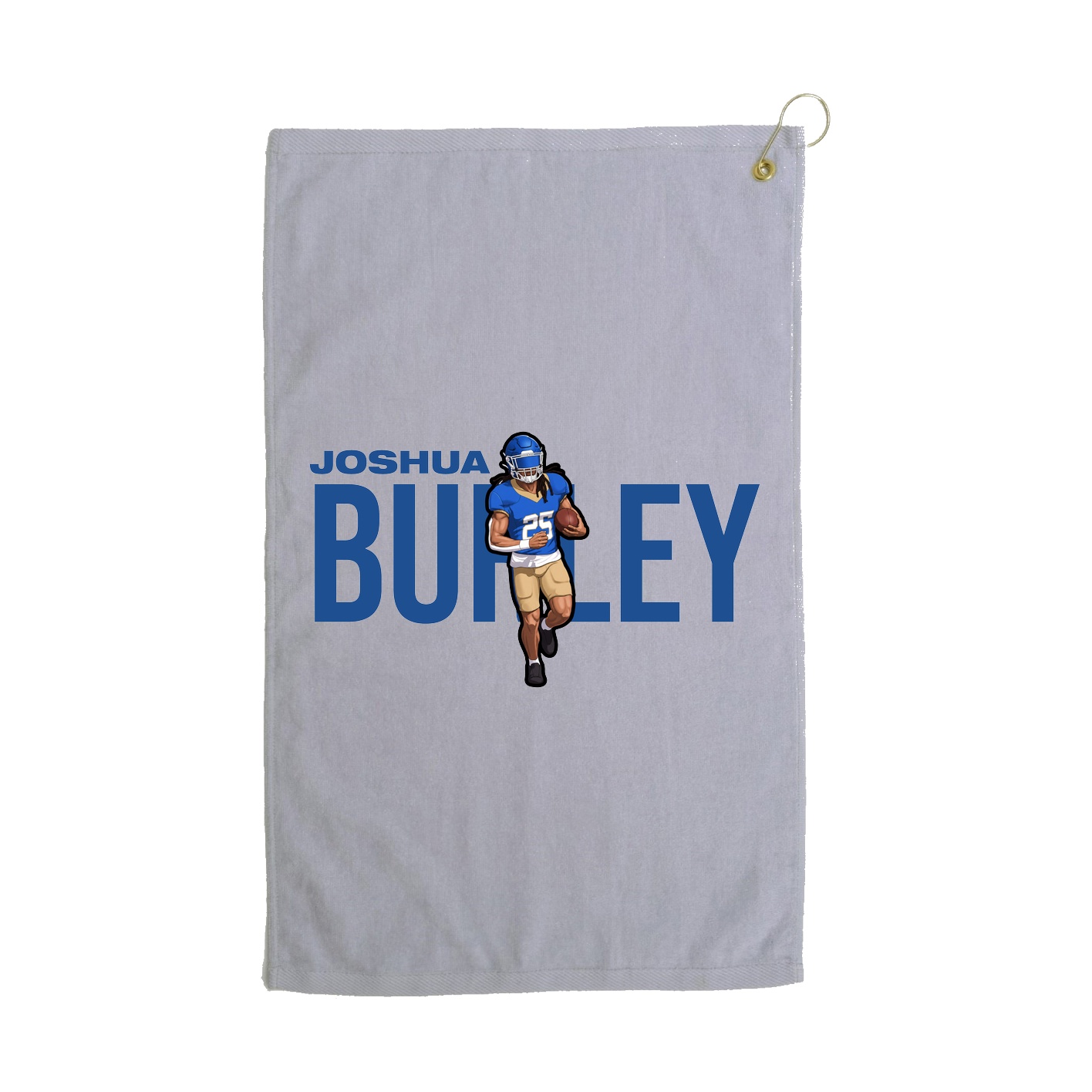 Golf Towel — Player Name in Grey
