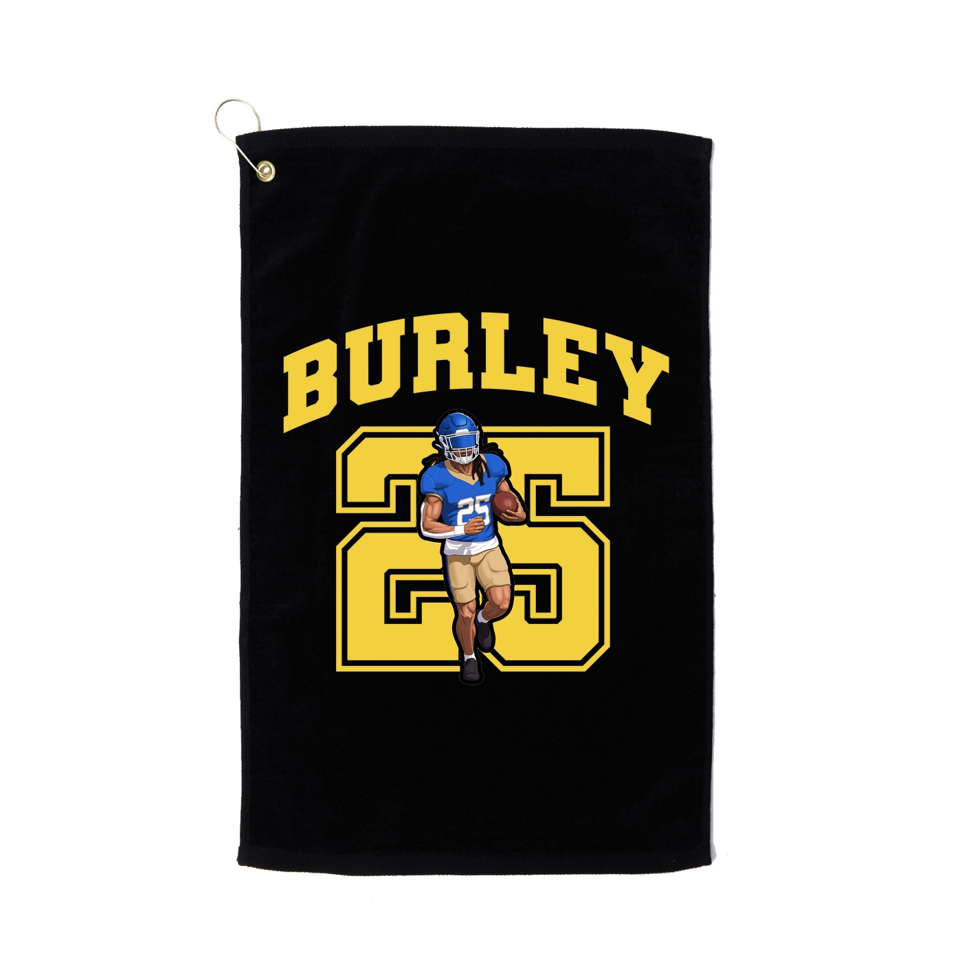 Golf Towel — Number in Black