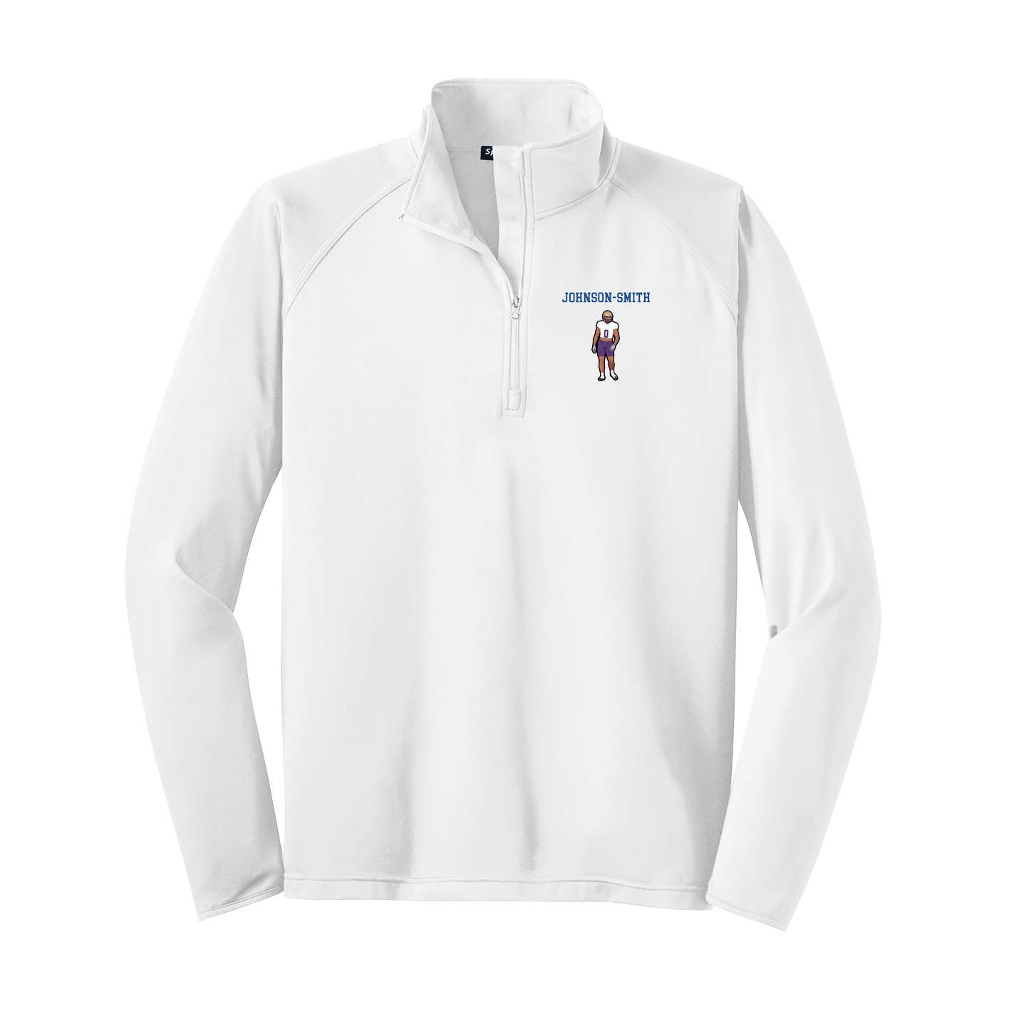 Q-Zip Pullover — Shirsey in White