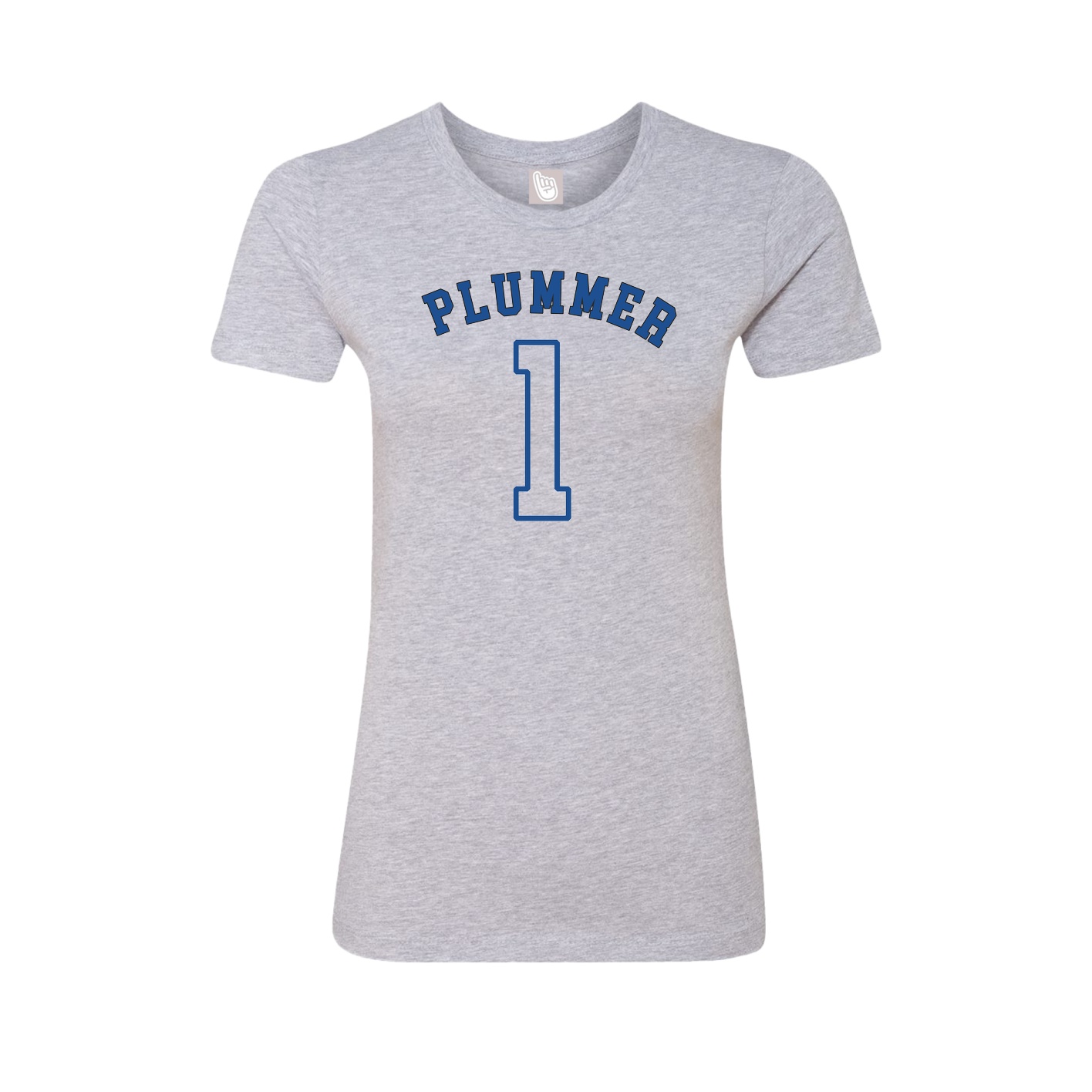 Fitted Women's Tee — Shirsey Arch in Grey