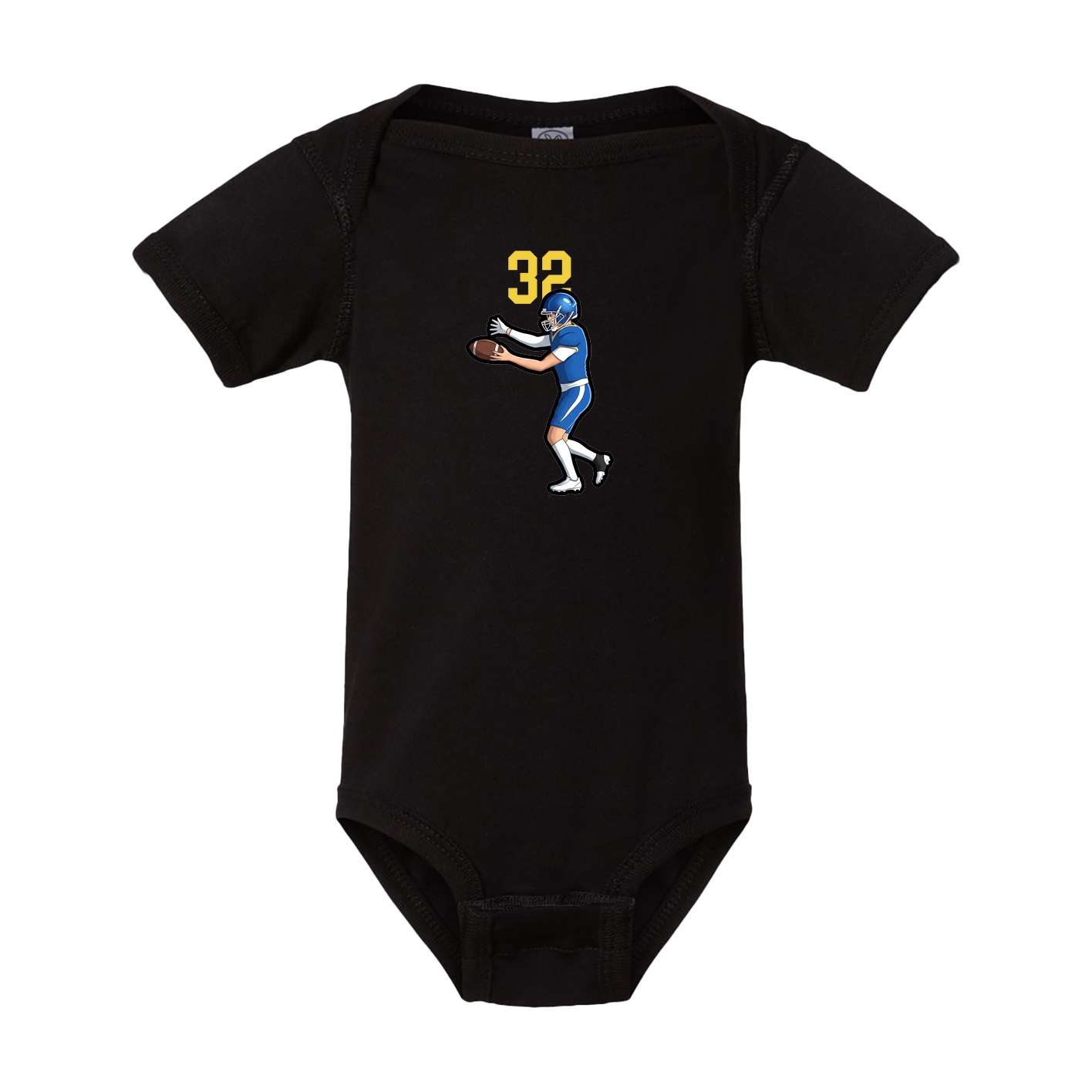 Baby Onesie — Number Top in Black