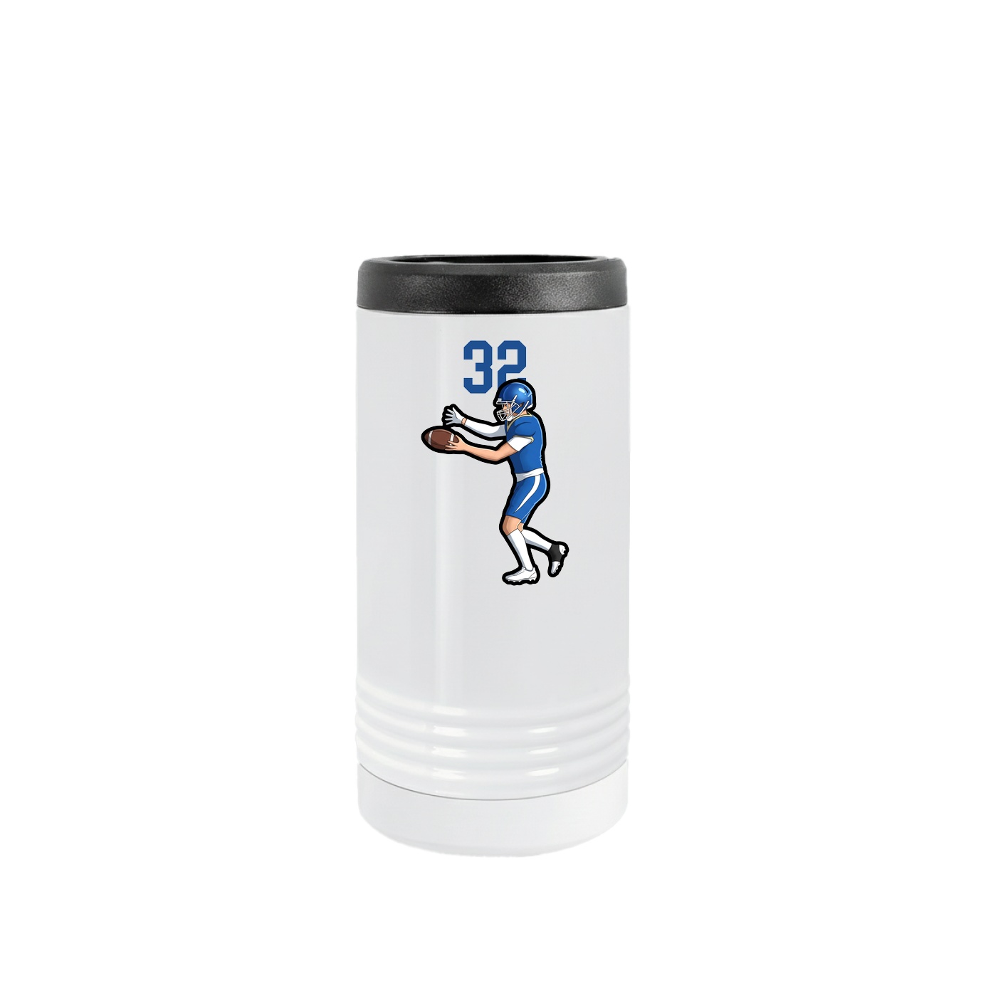 Slim Beverage Holder — Number Top in White