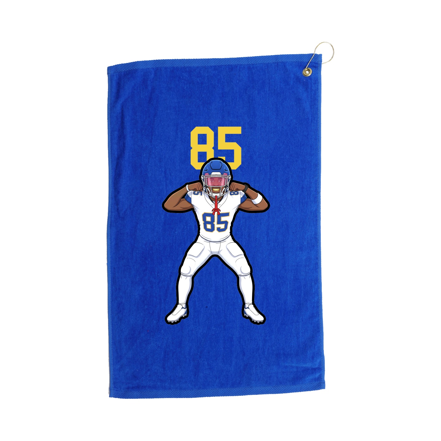 Golf Towel — Number Top in Royal