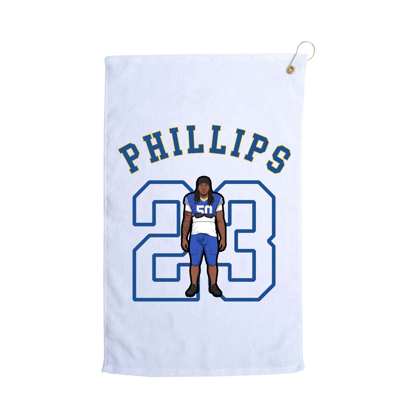 Golf Towel — Shirsey Arch in White