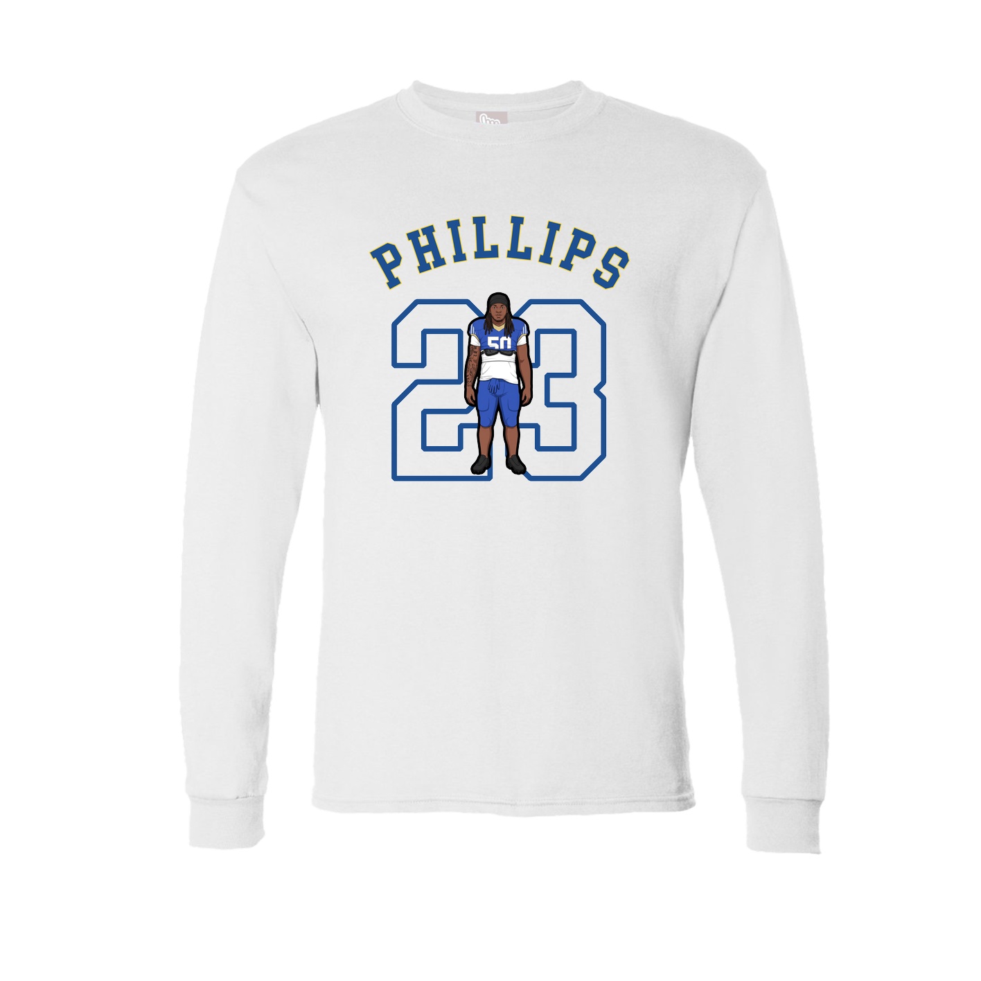 Long Sleeve Tee — Shirsey Arch in White