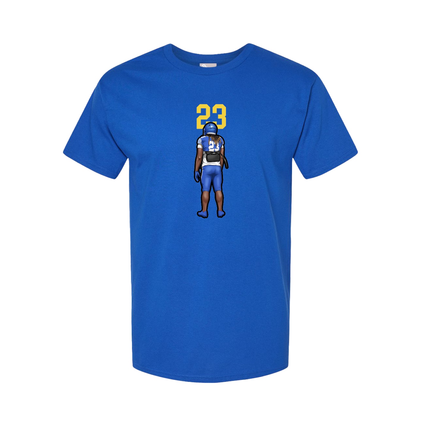 Youth Tee — Number Top in Royal