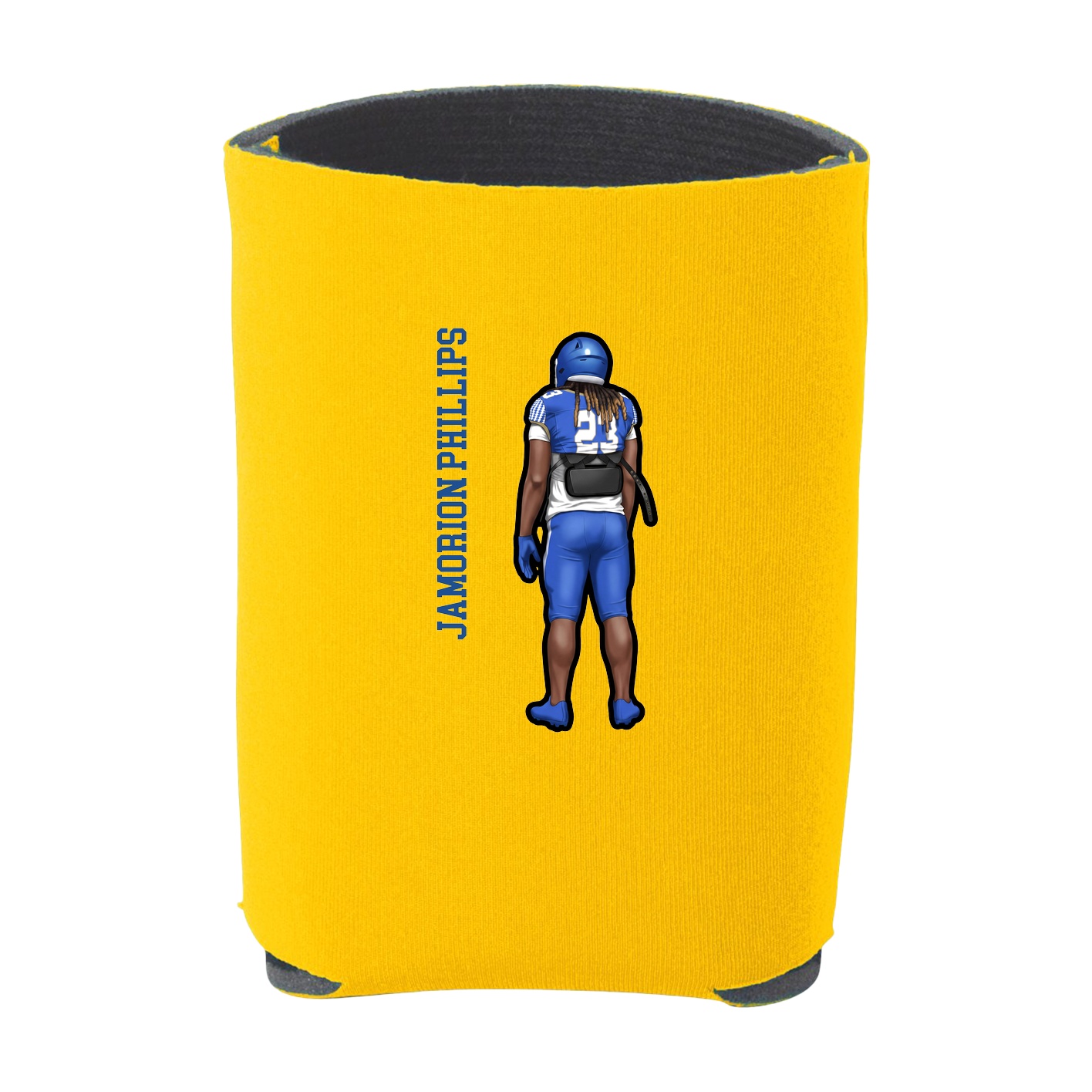 Can Holder — Name Vertical in Yellow