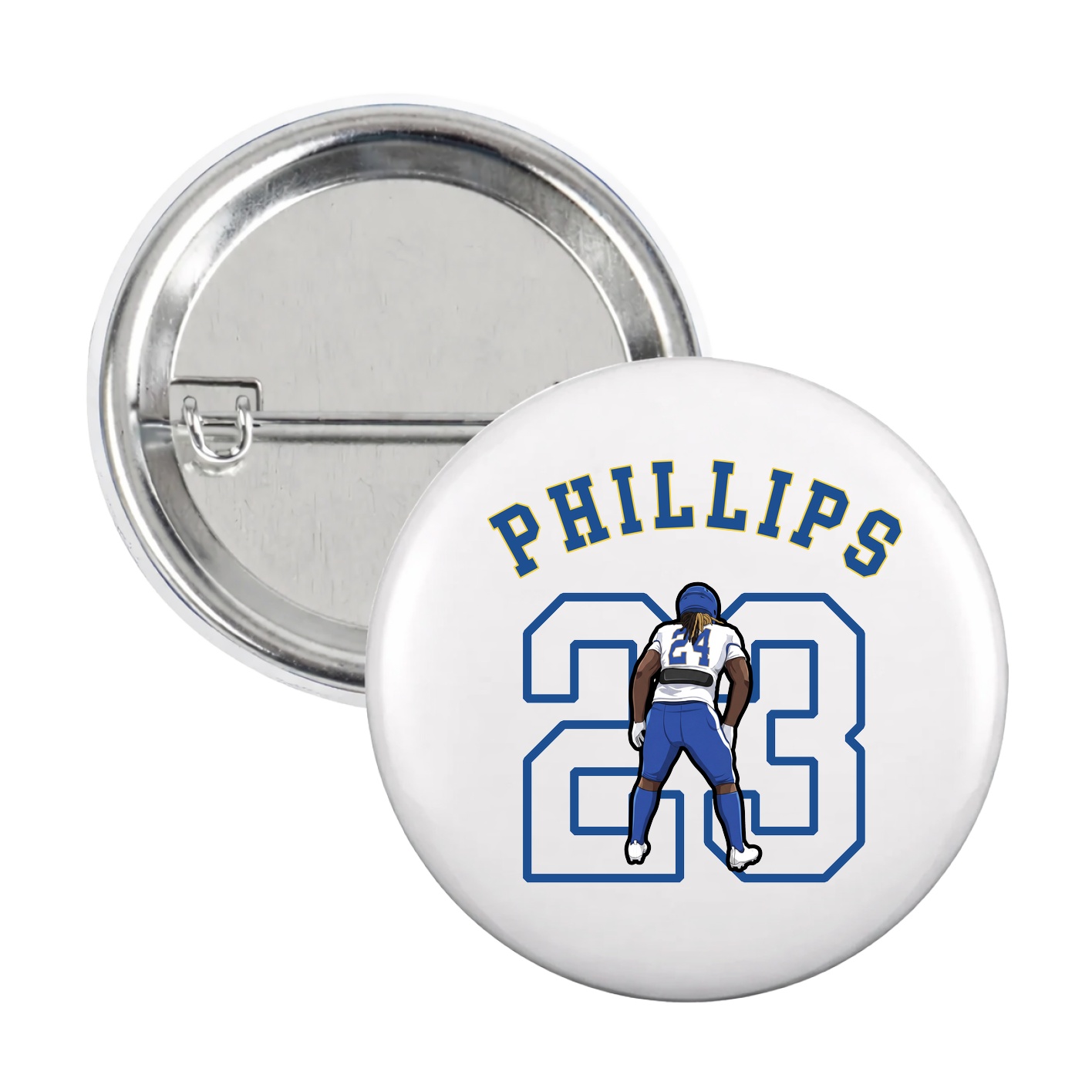 Game Day Button — Shirsey Arch in White