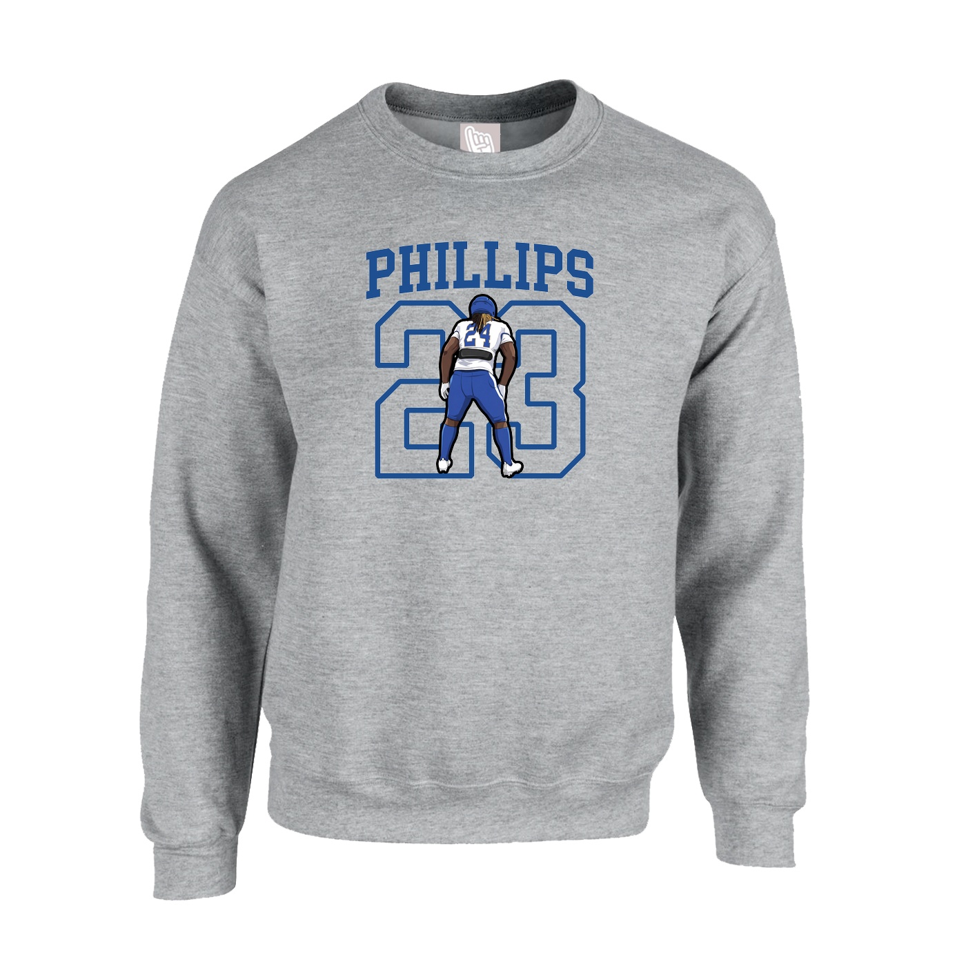 Fleece Crew — Shirsey in Grey
