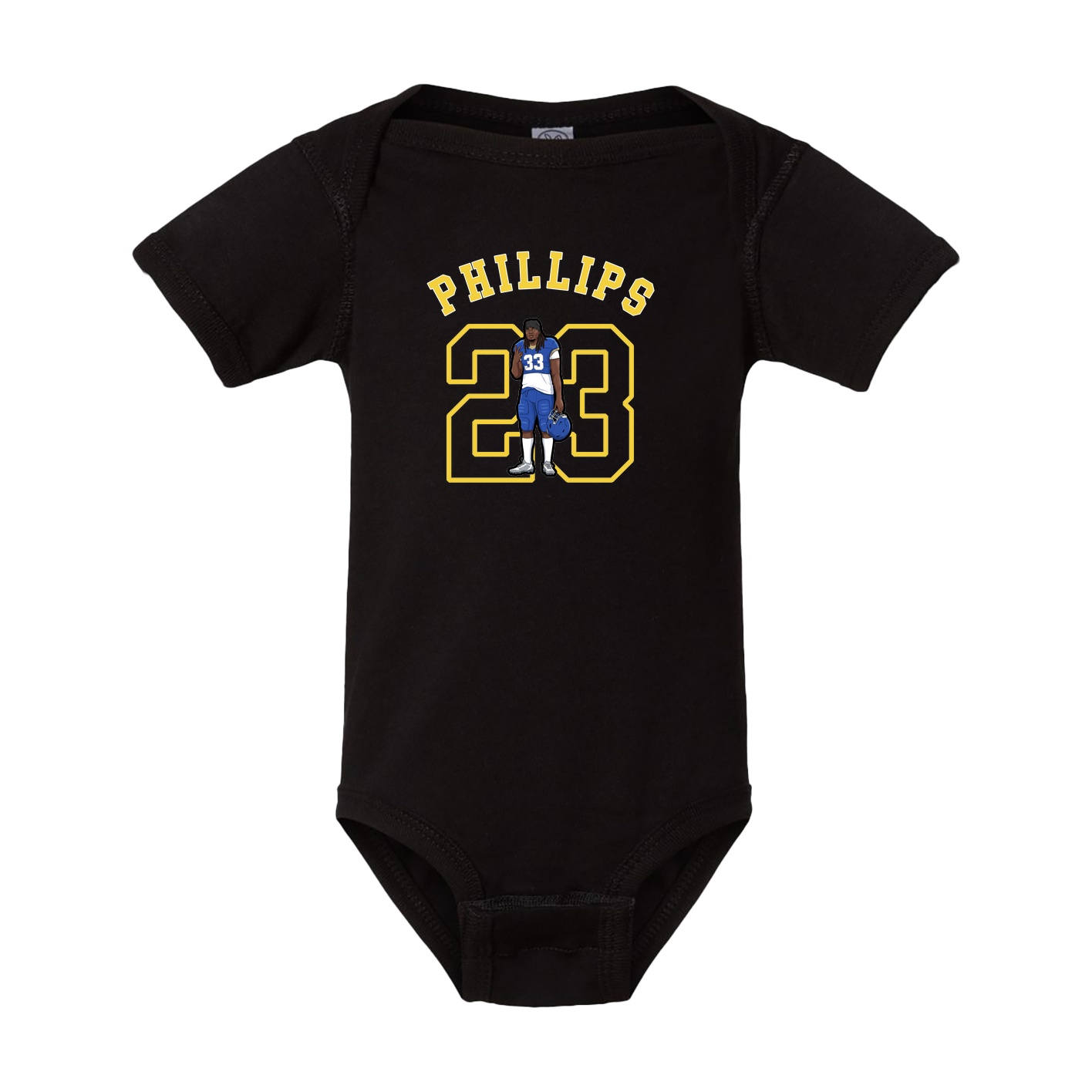 Baby Onesie — Shirsey Arch in Black