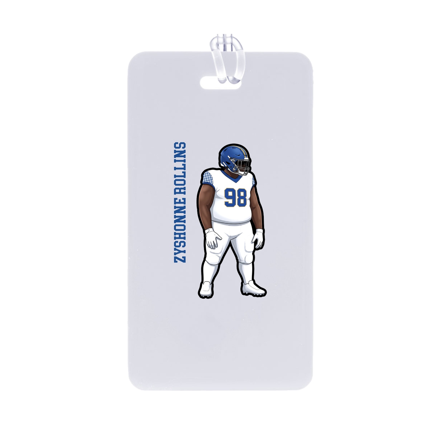 Bag Tag — Name Vertical in Classic