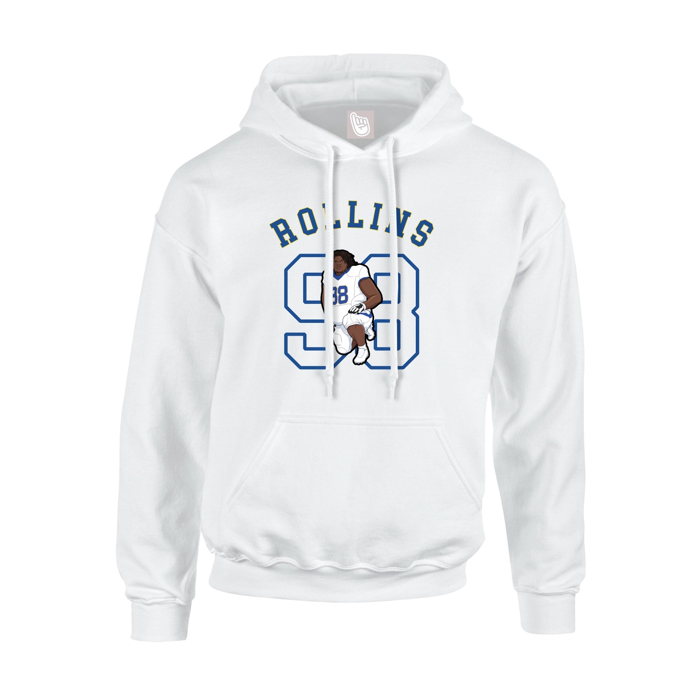Hoodie — Shirsey Arch in White