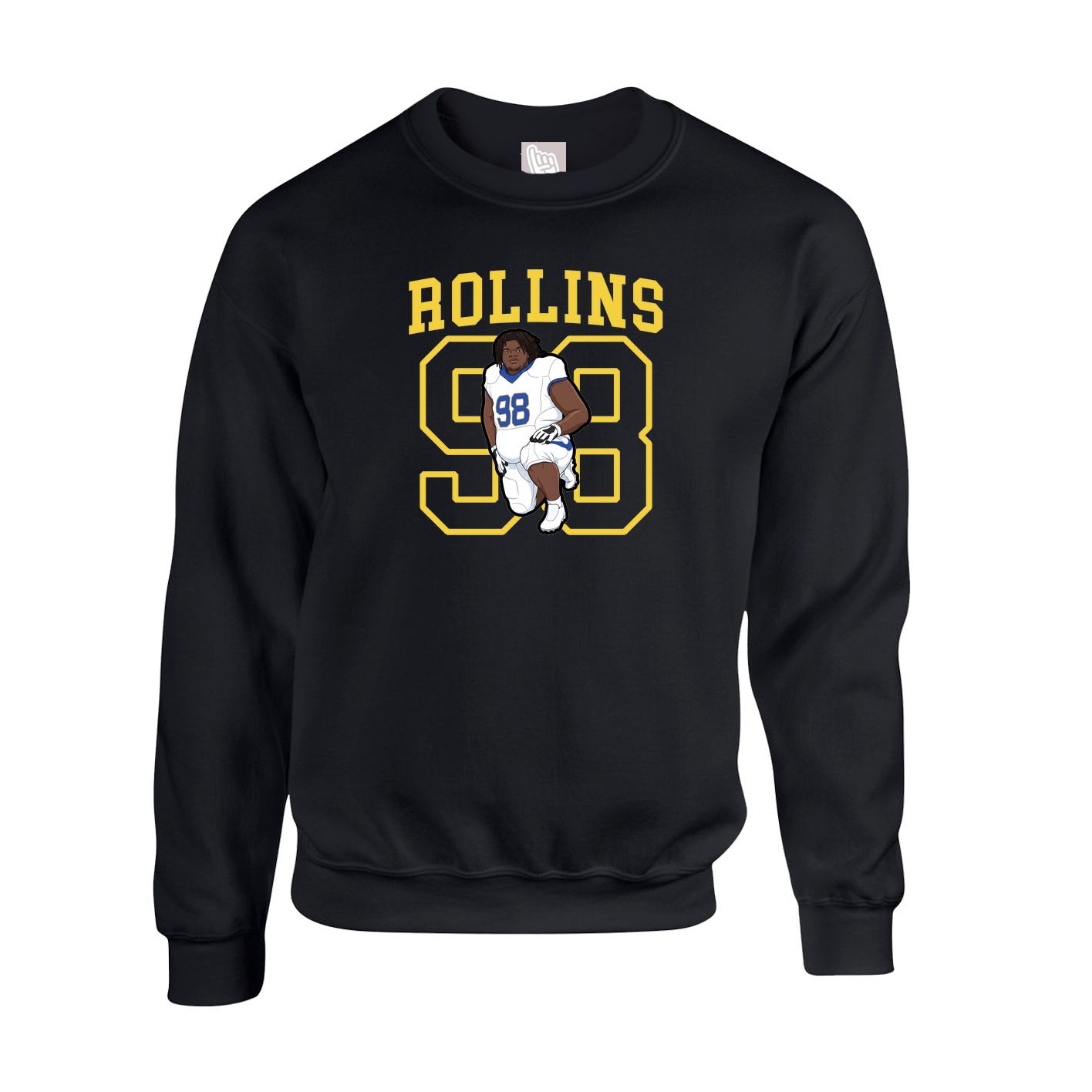 Fleece Crew — Shirsey in Black