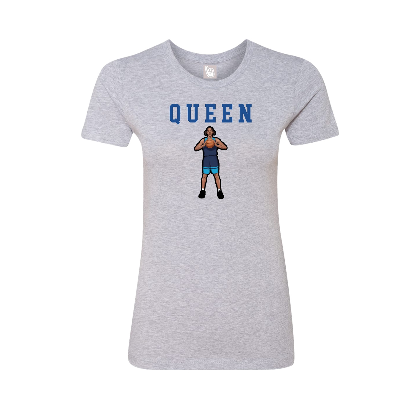 Fitted Women's Tee — Shirsey in Grey