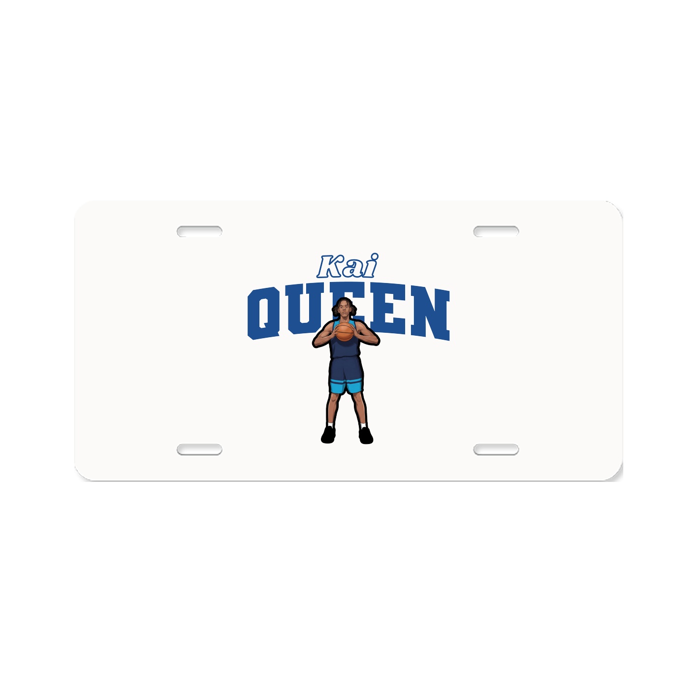 License Plate — Name Arch in Classic