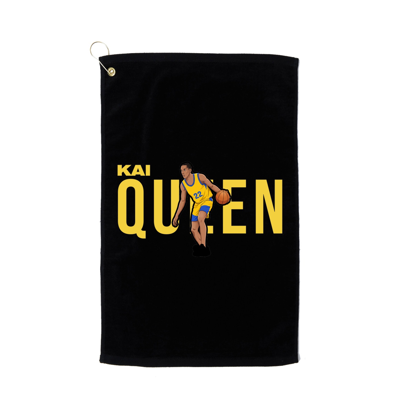Golf Towel — Player Name in Black