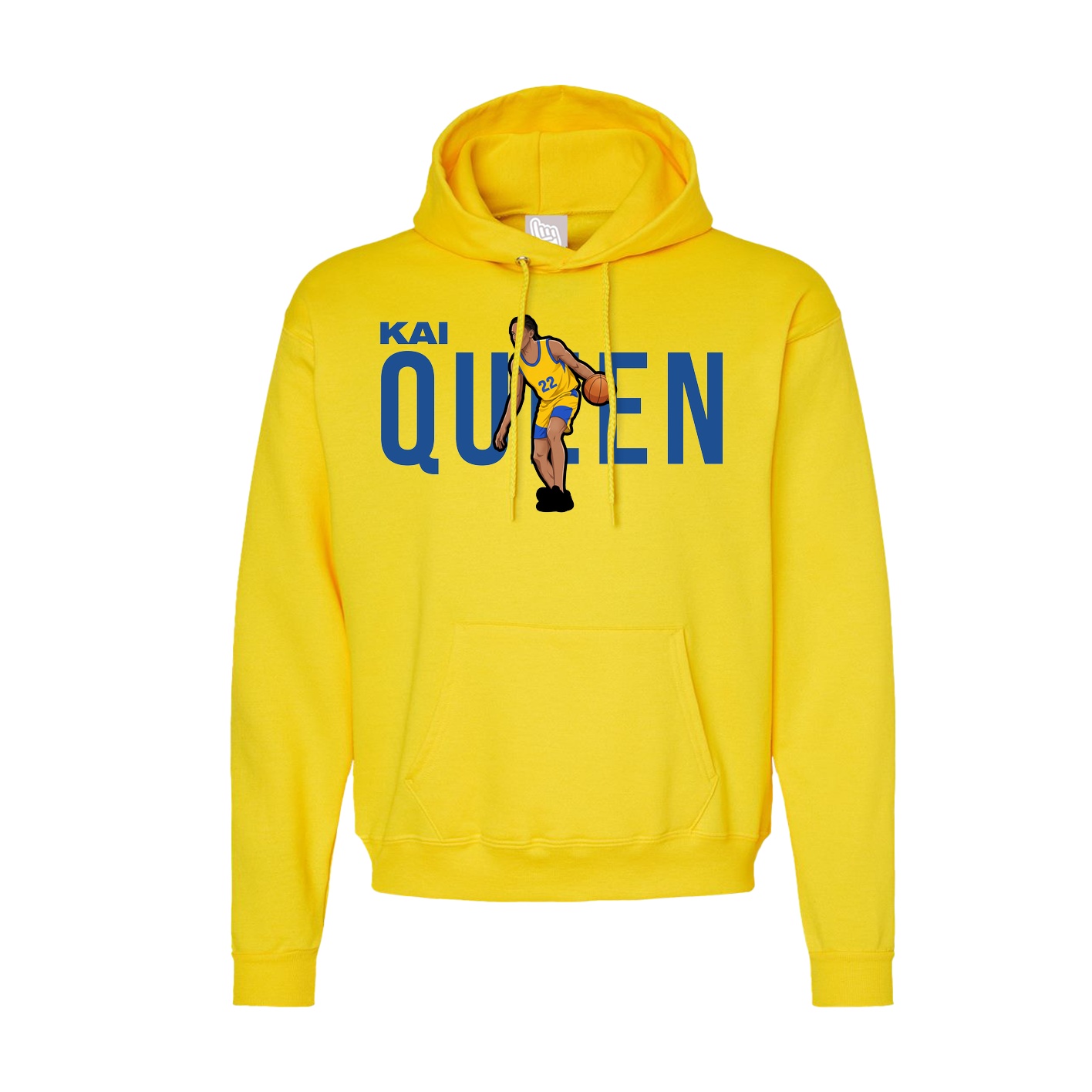 Hoodie — Player Name in Yellow