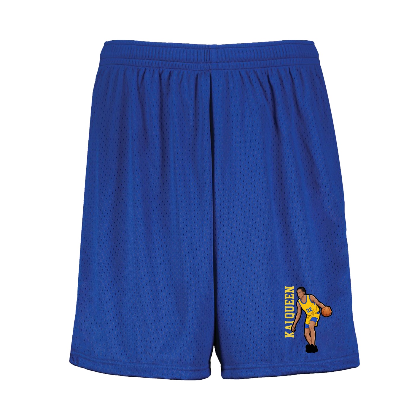 Shorts — Name Vertical in Royal