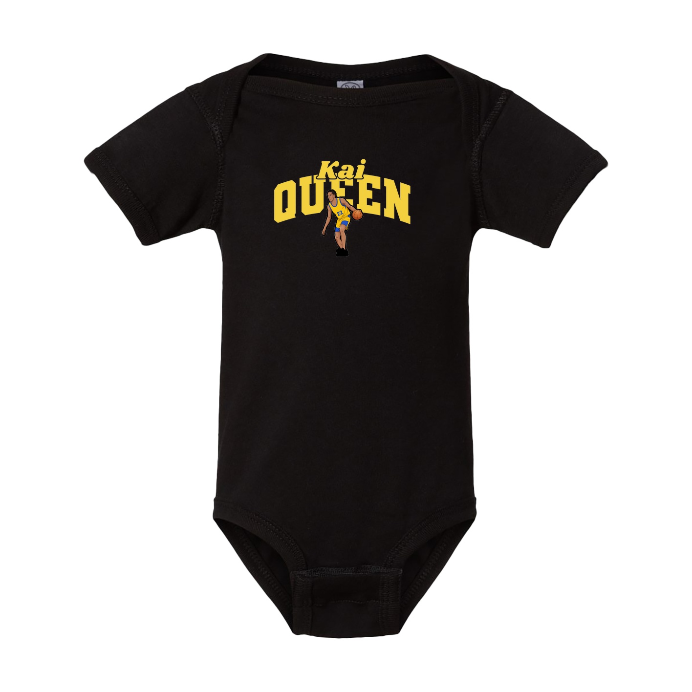 Baby Onesie — Signature Arch in Black