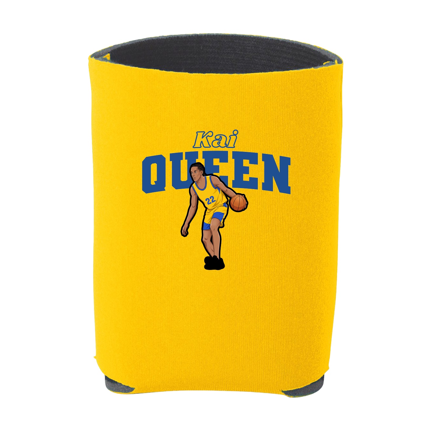 Can Holder — Name Arch in Yellow