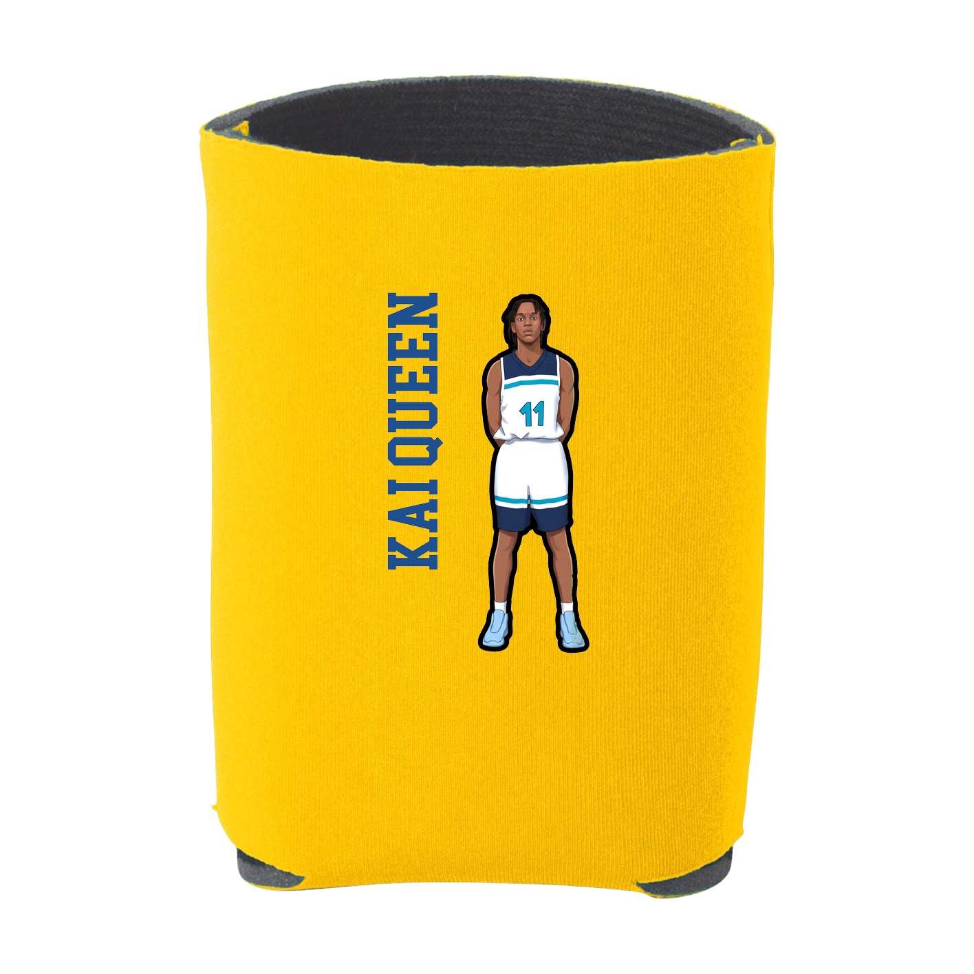 Can Holder — Name Vertical in Yellow
