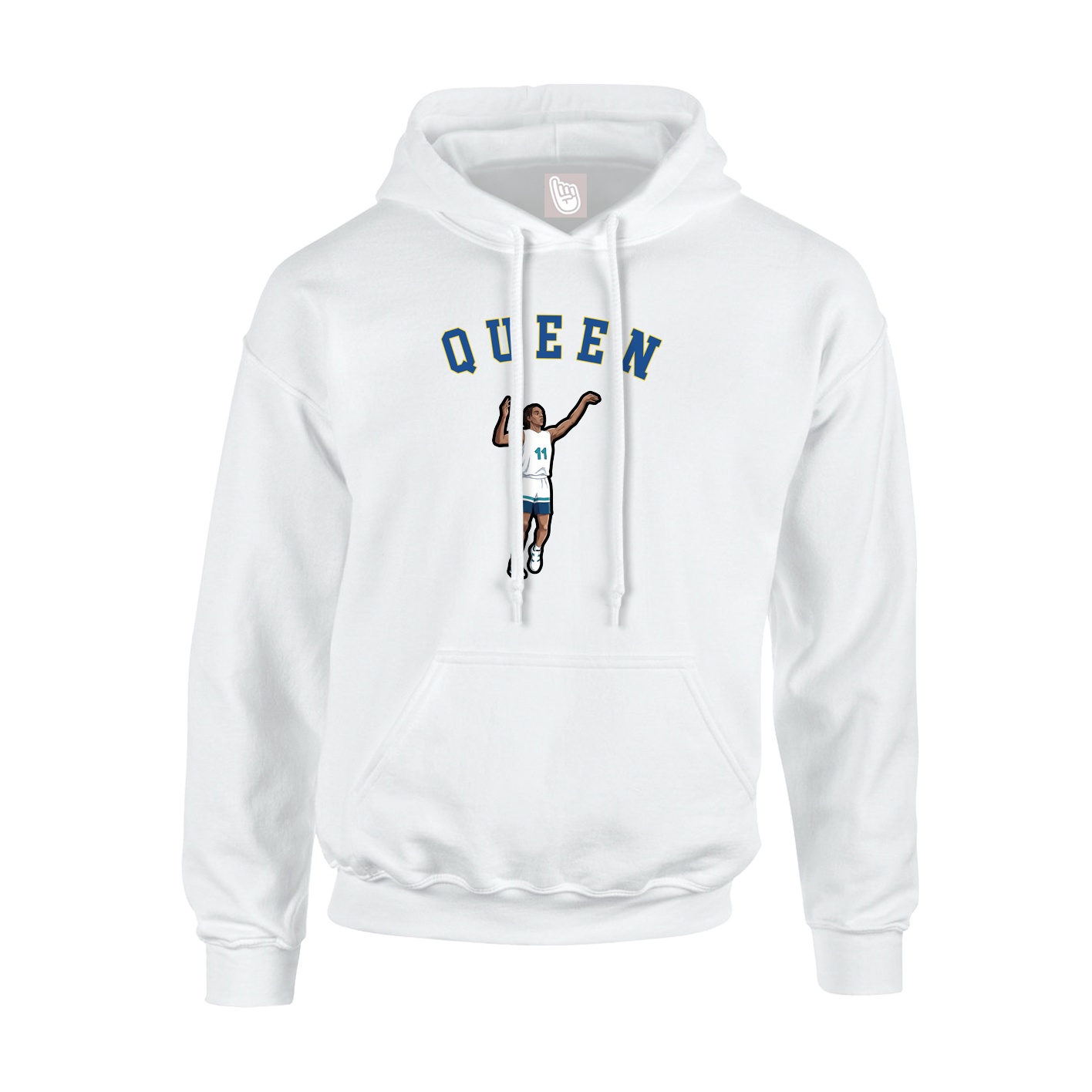 Hoodie — Shirsey Arch in White