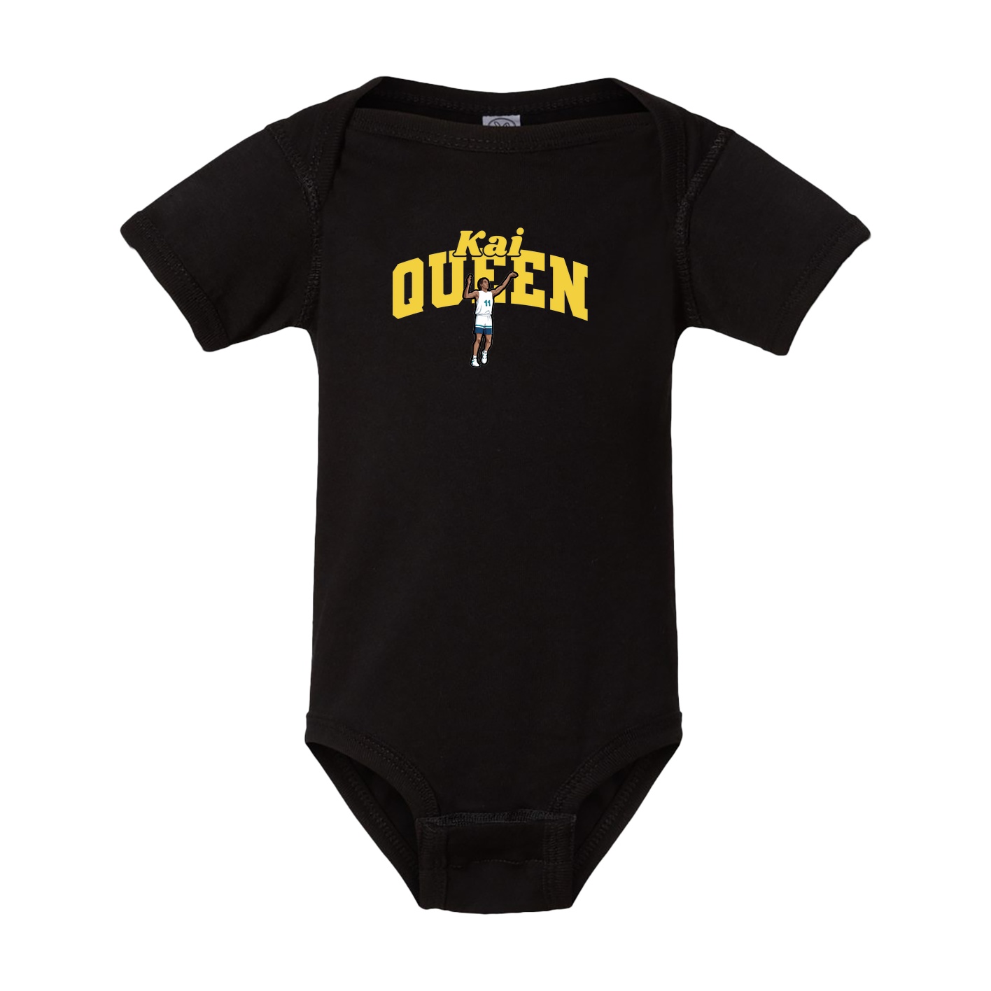 Baby Onesie — Signature Arch in Black