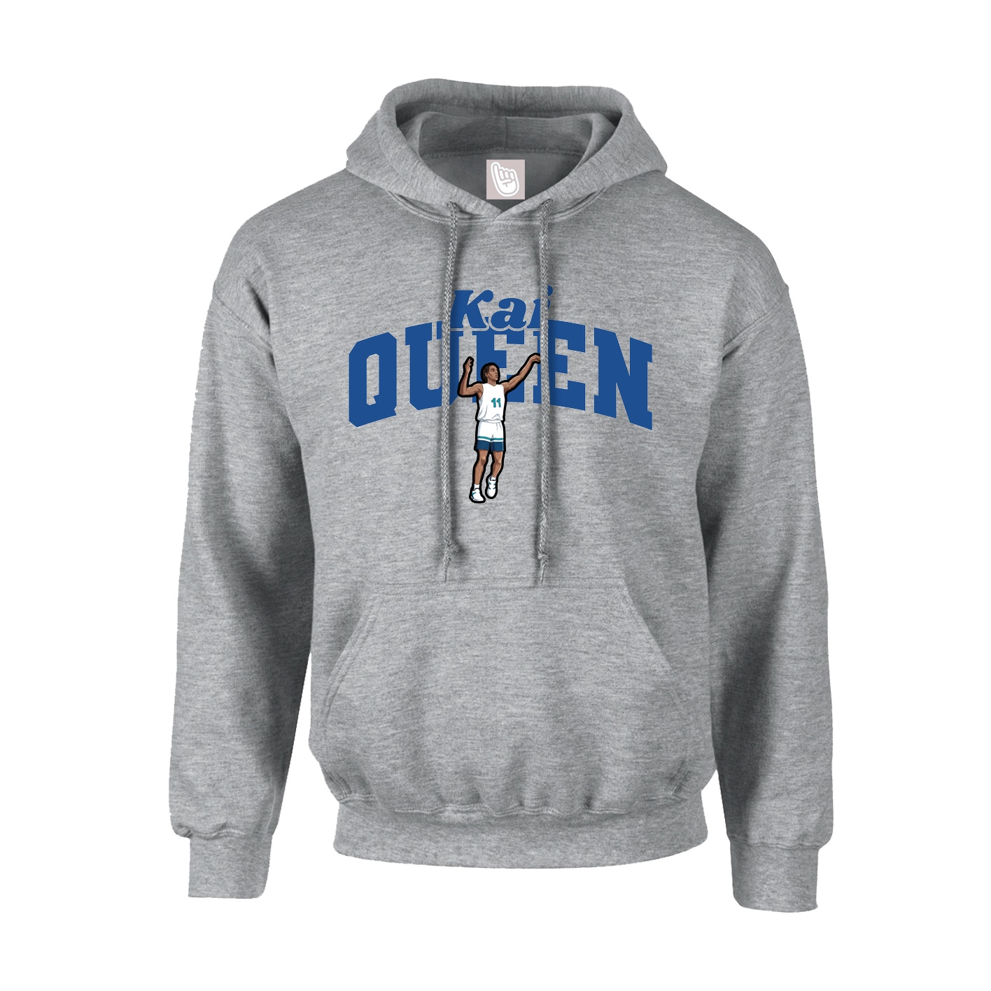 Hoodie — Signature Arch in Grey
