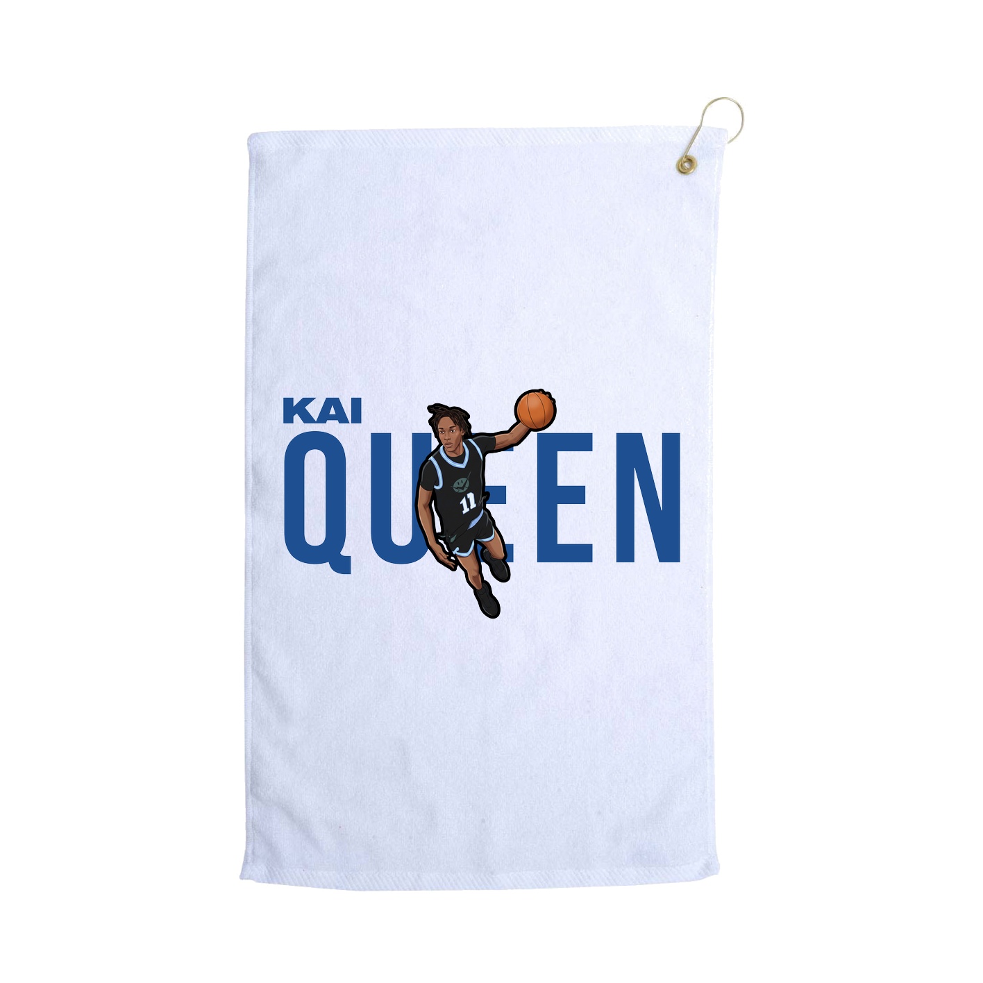 Golf Towel — Player Name in White