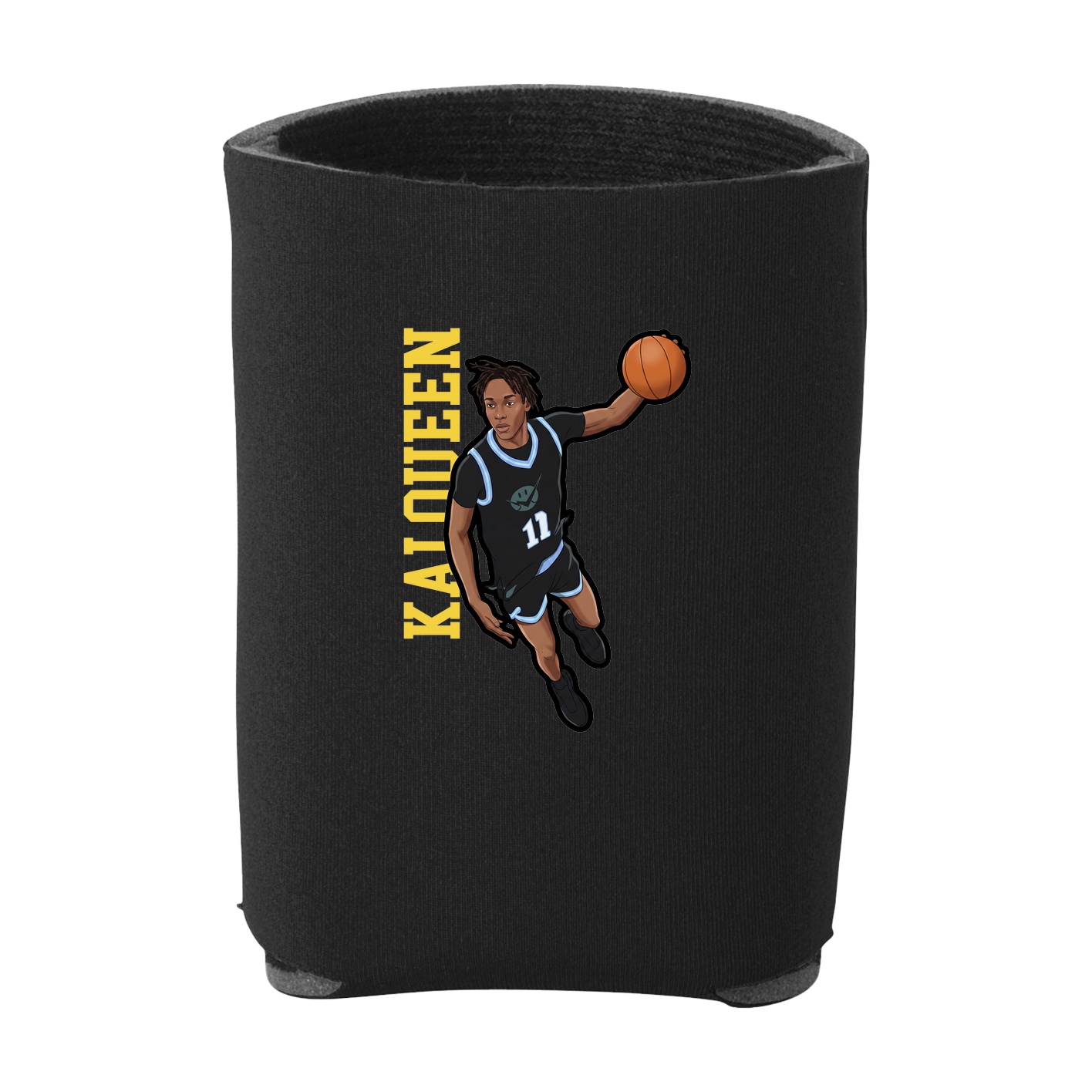 Can Holder — Name Vertical in Black