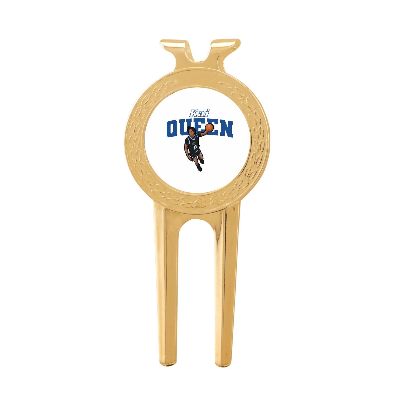 Divot Tool with Ball Marker — Name Arch in Classic