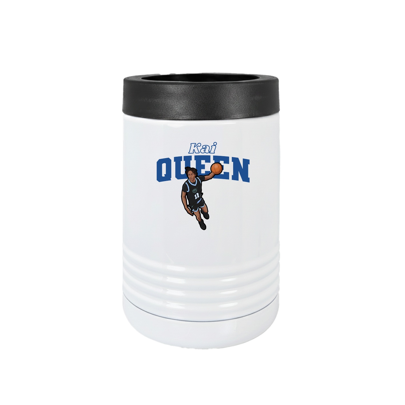 Beverage Holder — Name Arch in White