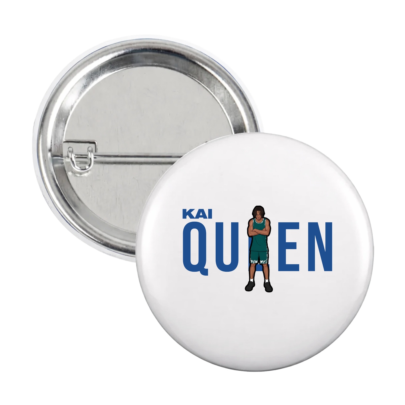 Game Day Button — Player Name in White