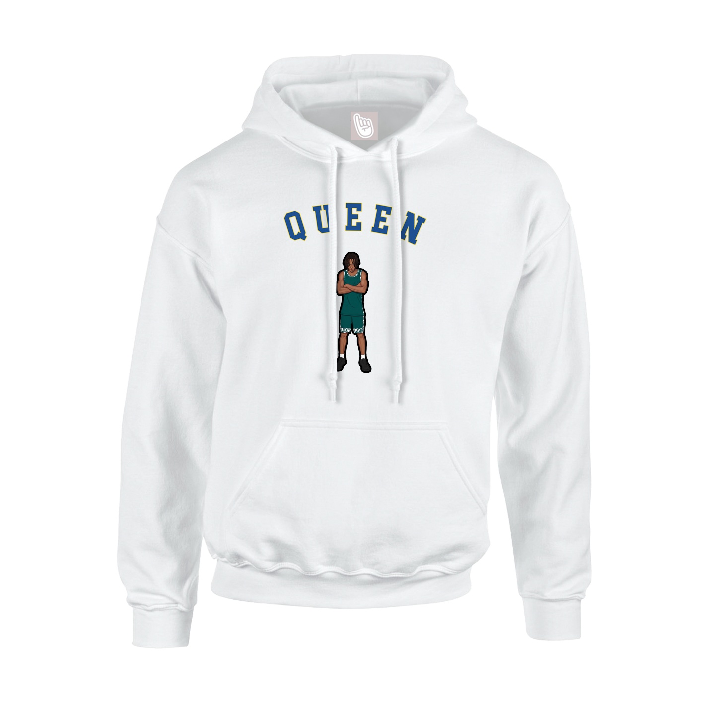 Youth Hoodie — Shirsey Arch in White