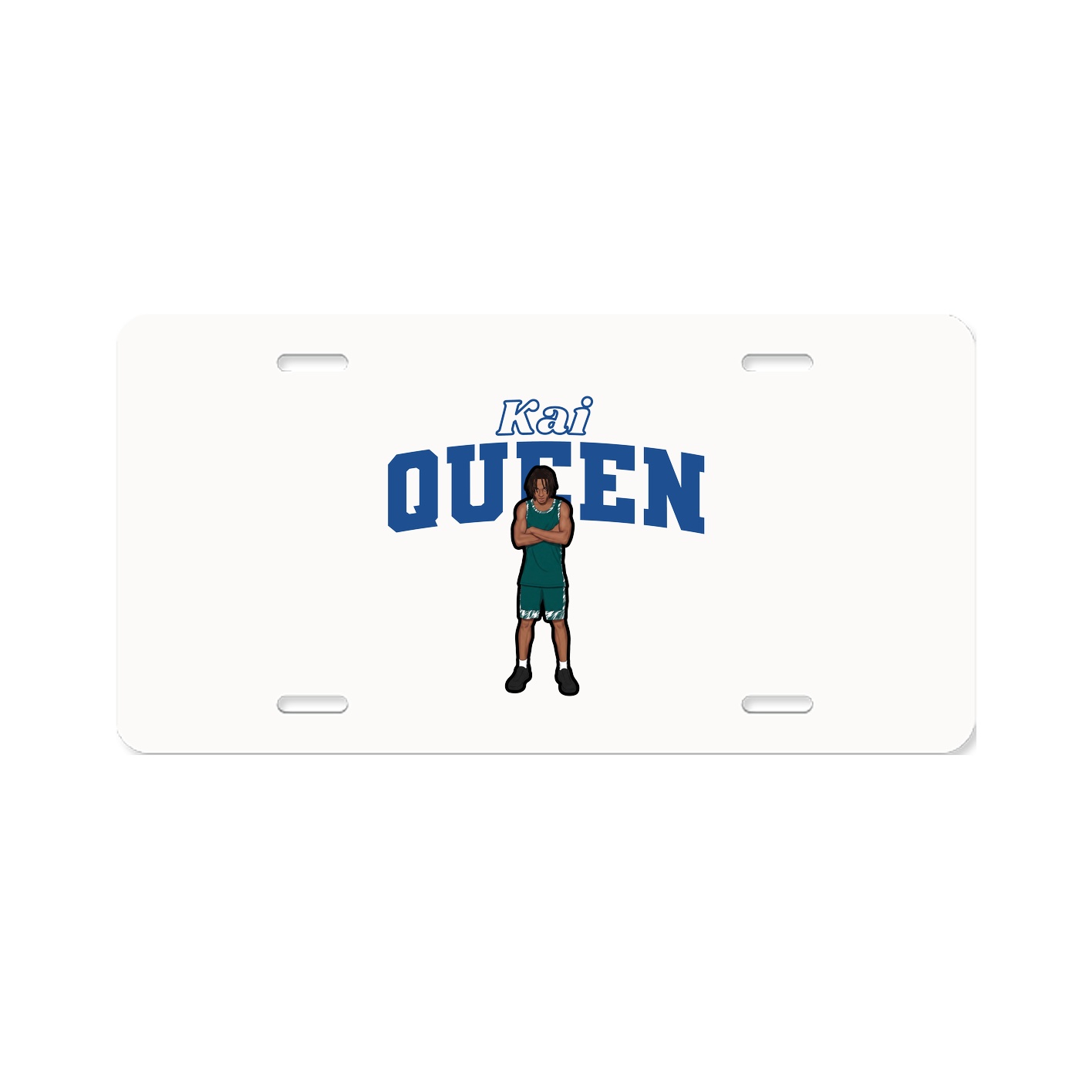 License Plate — Name Arch in Classic