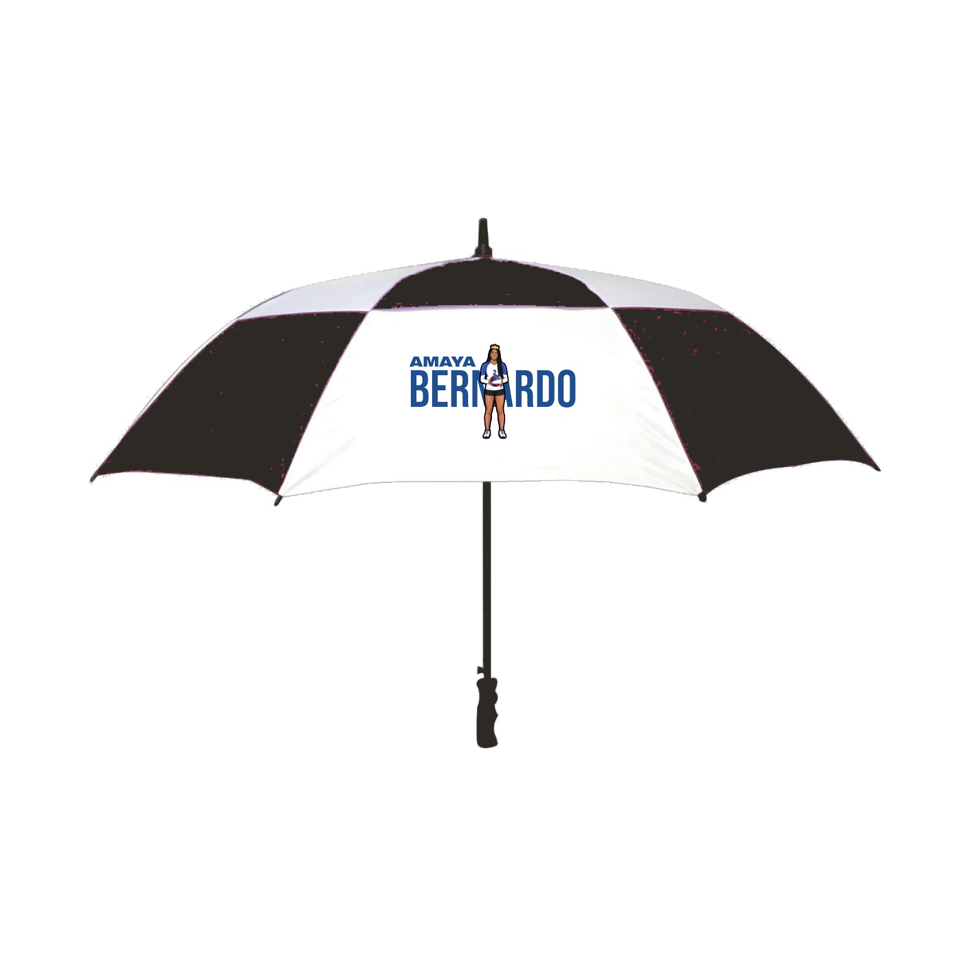 Golf Umbrella — Player Name in Black