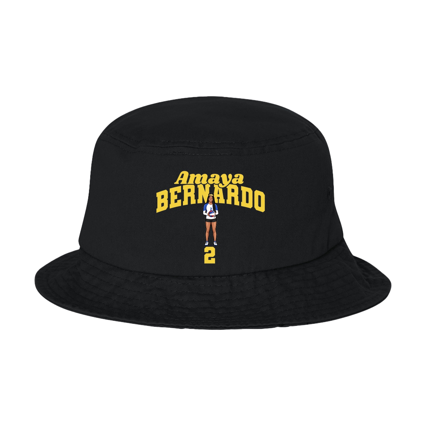 Bucket Cap — Signature Arch in Black