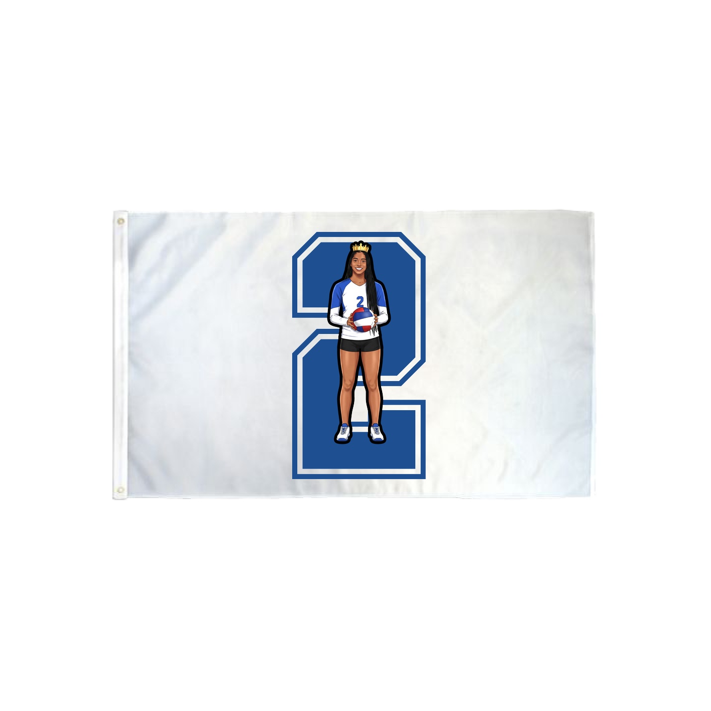 3x5 Flag — Number in Classic