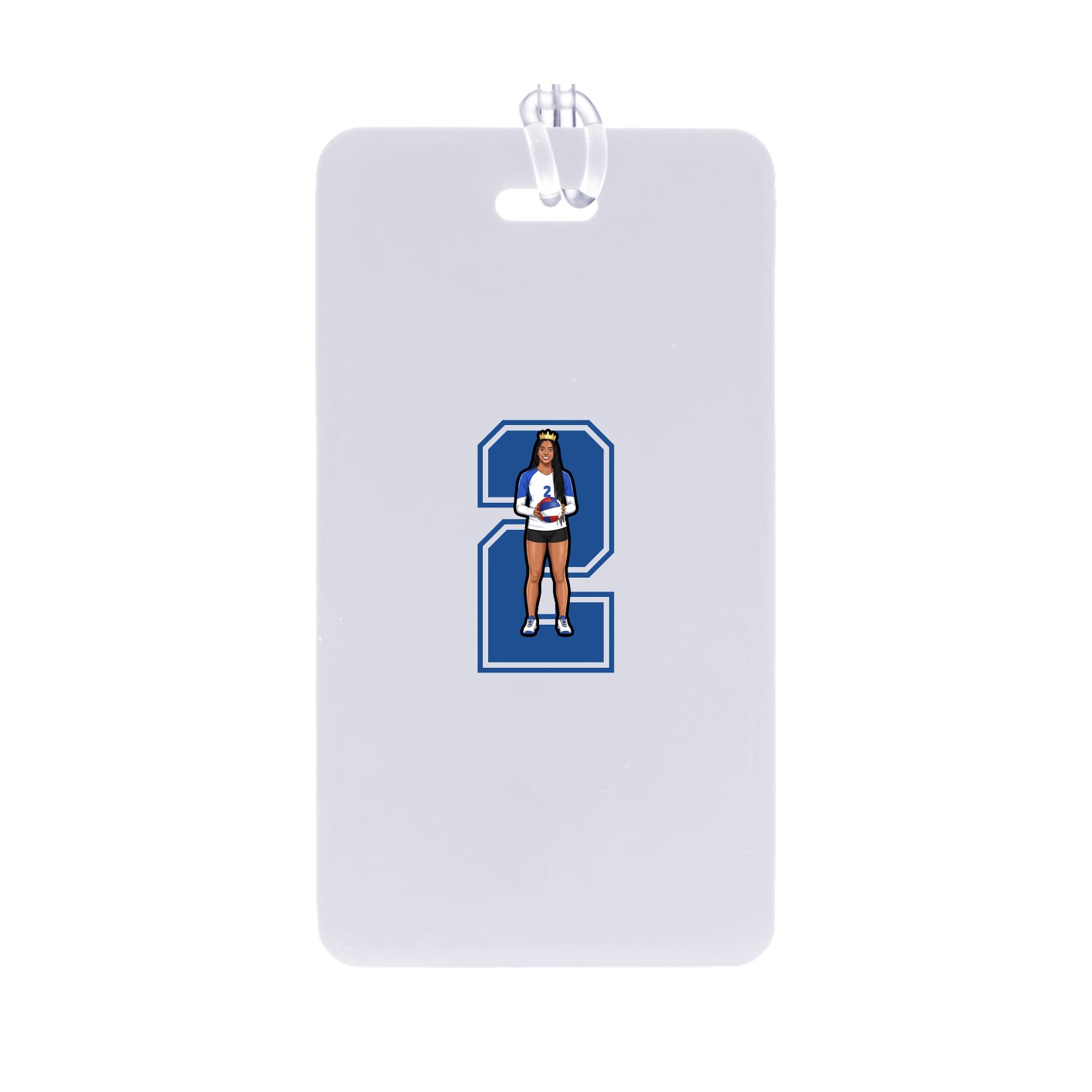 Bag Tag — Number in Classic