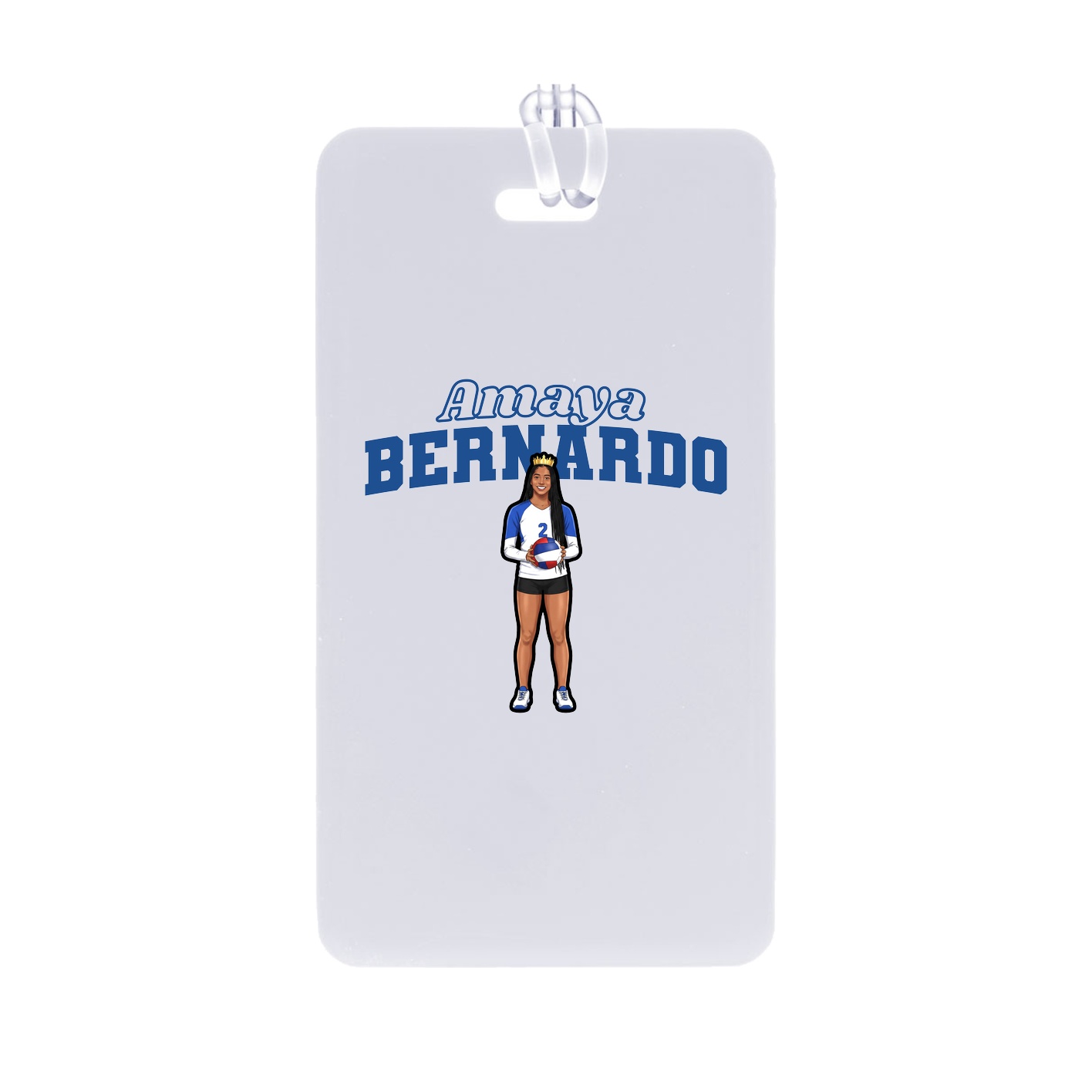 Bag Tag — Name Arch in Classic