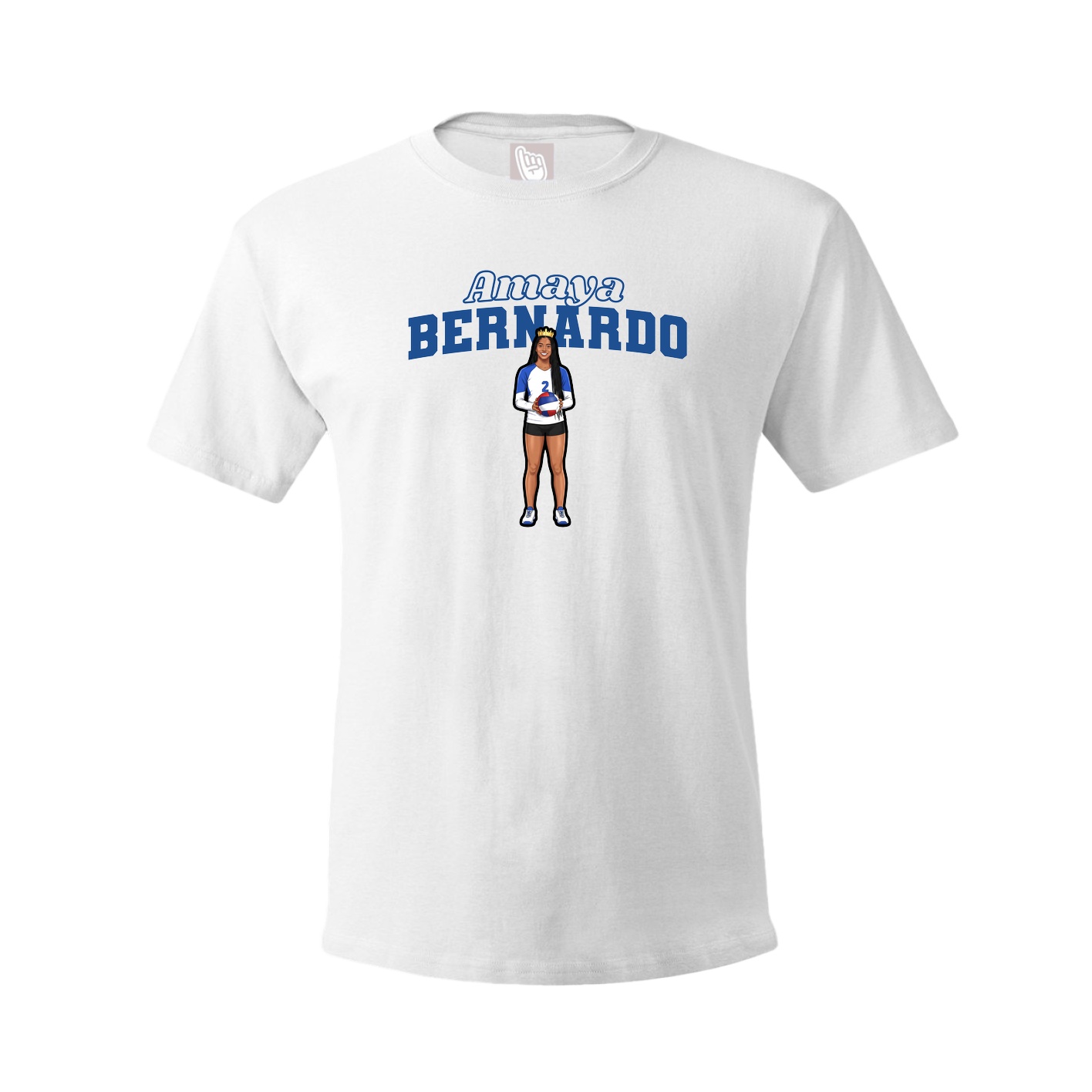 Tee — Name Arch in White