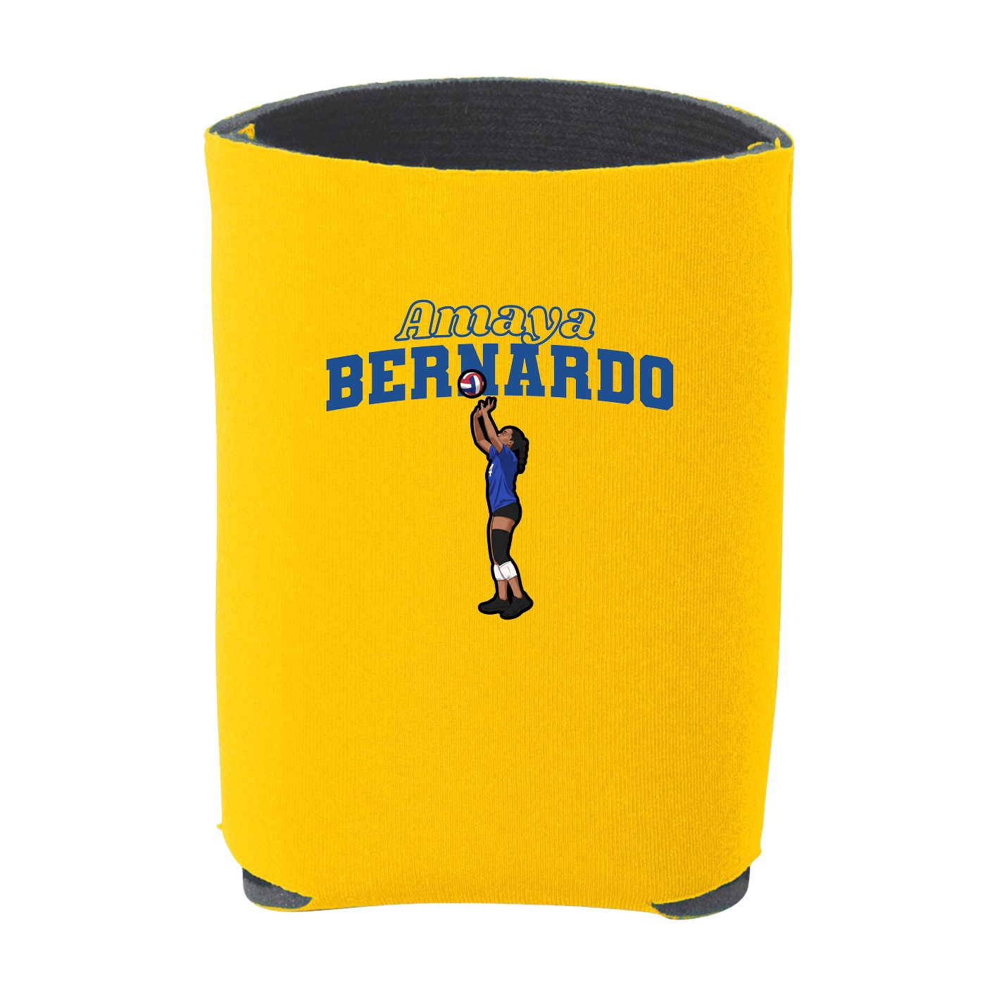 Can Holder — Name Arch in Yellow
