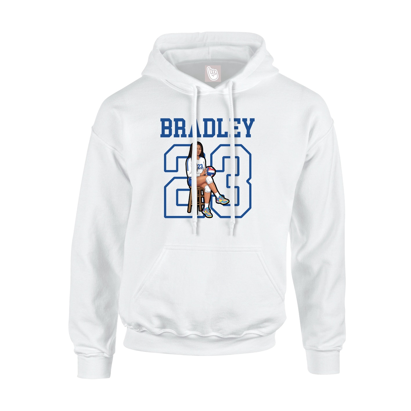 Youth Hoodie — Shirsey in White