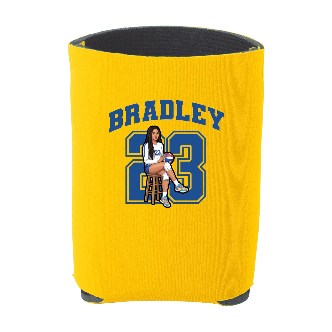 Can Holder — Number in Yellow