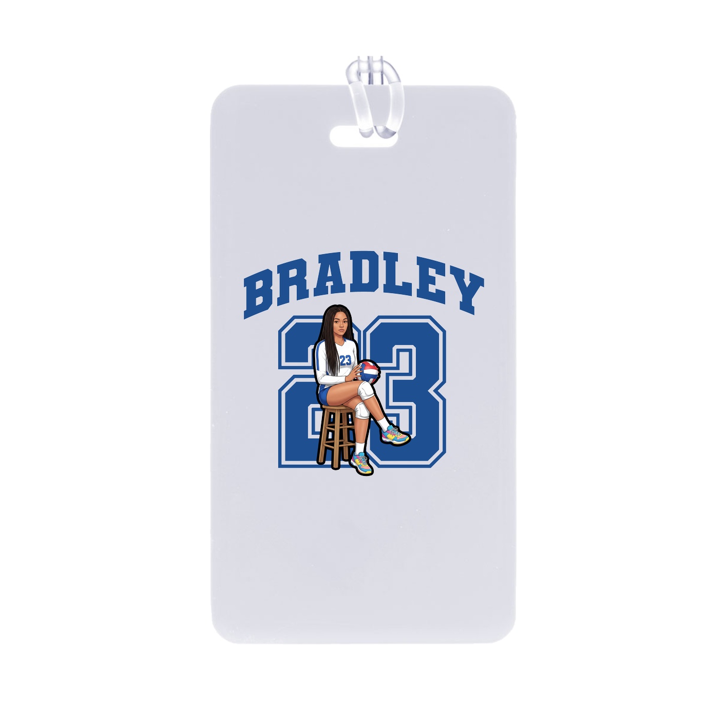 Bag Tag — Number in Classic
