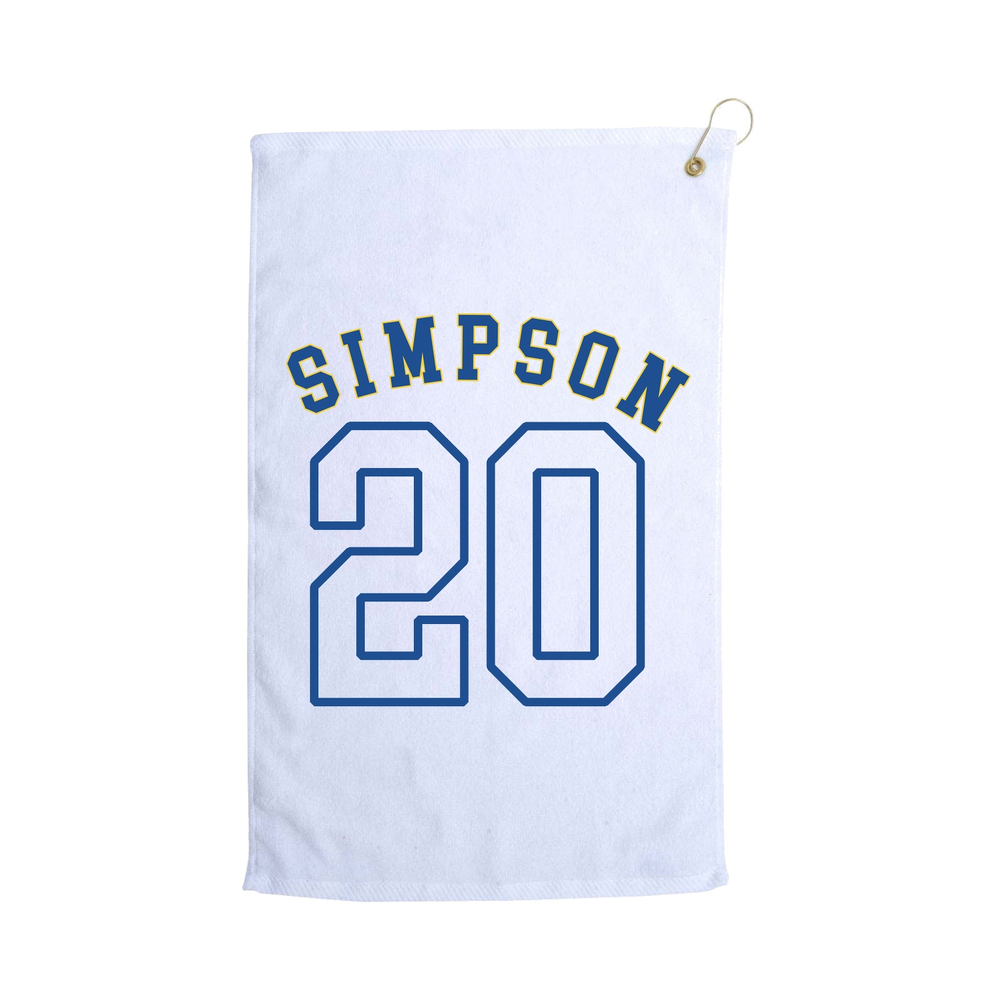 Golf Towel — Shirsey Arch in White