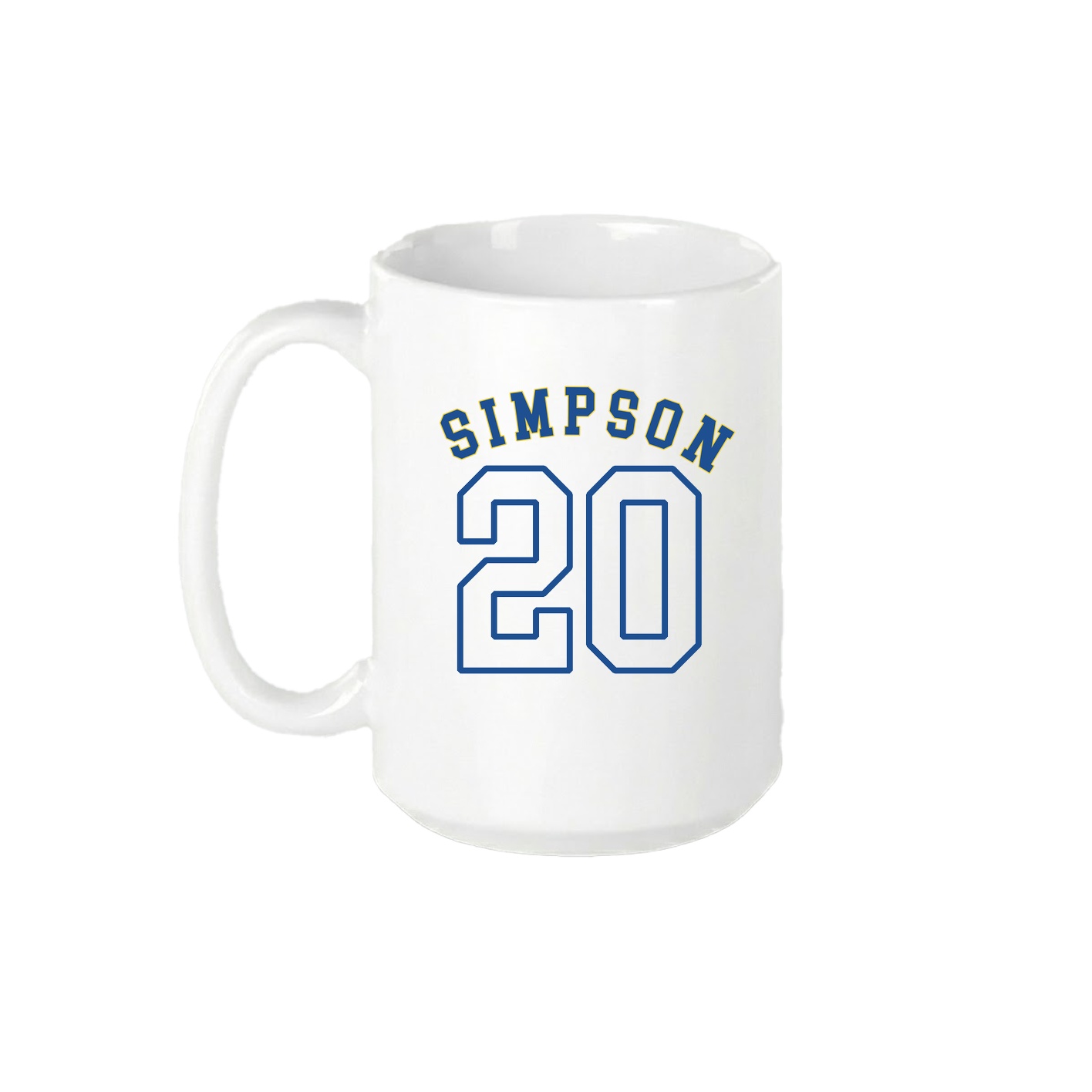 15oz Coffee Mug — Shirsey Arch in White